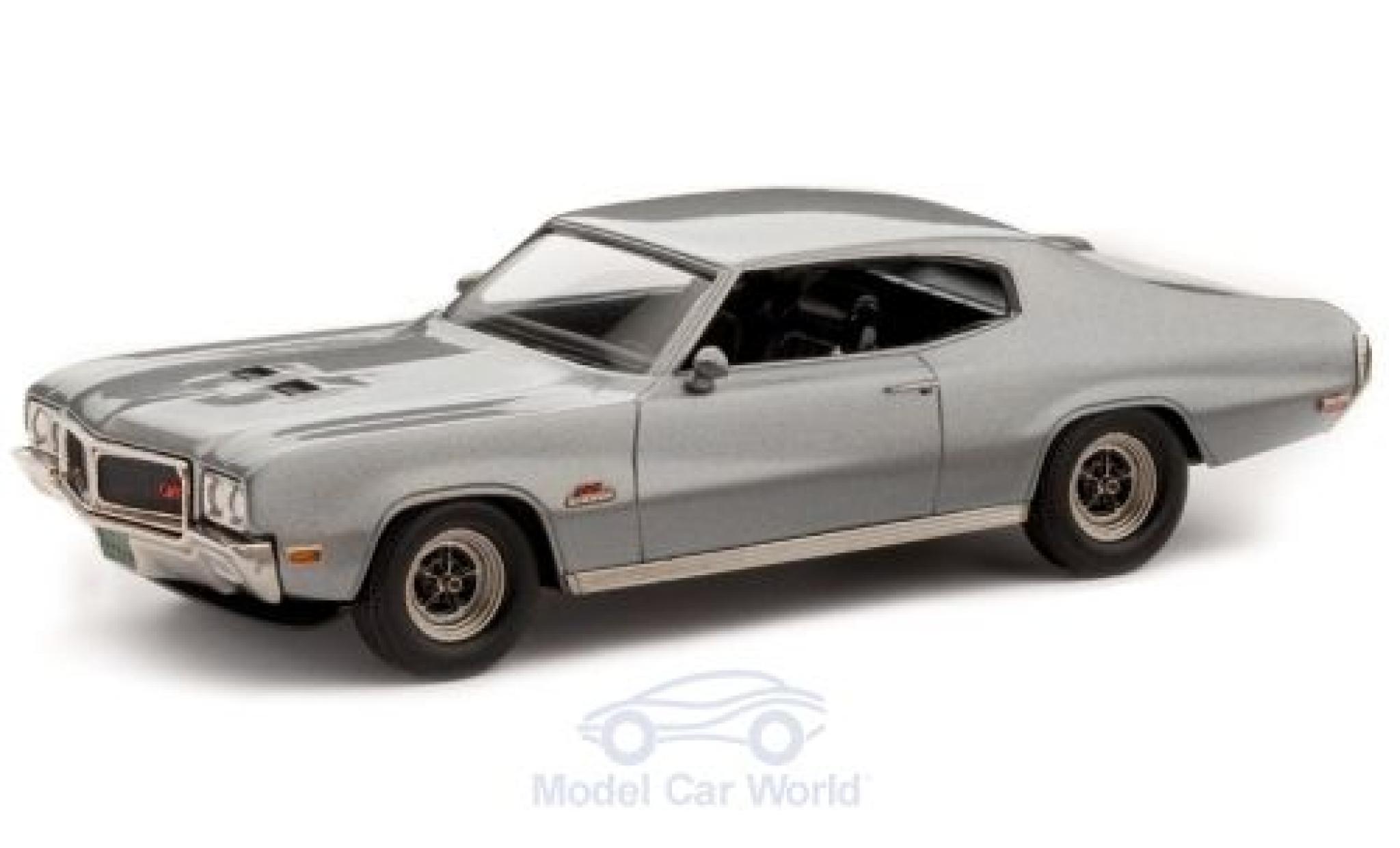 Buick GS 1/43 Brooklin 455 Hardtop Coupe metallic grey 1970 diecast model cars