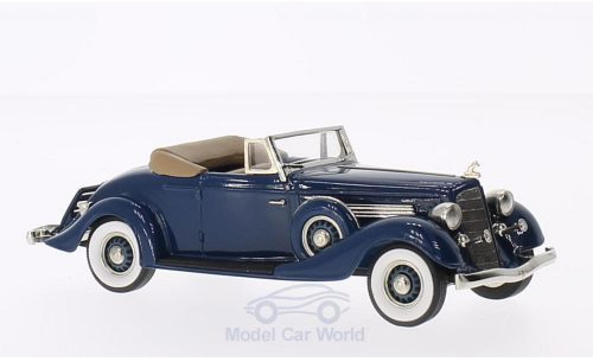 Buick M60 1/43 Brooklin Convertible Coupe blue 1934 diecast model cars