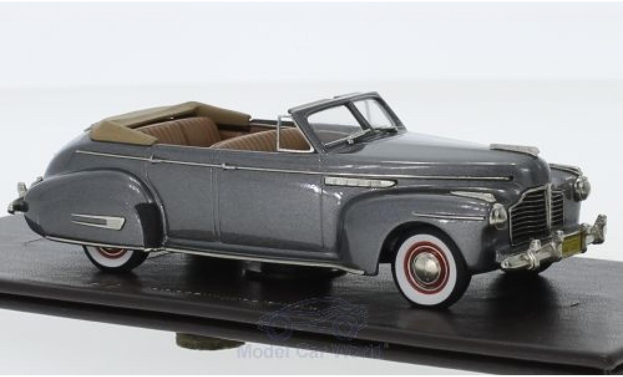 Buick Roadmaster 1/43 Brooklin Phaeton - Model 71c metallic grey 1941 diecast model cars
