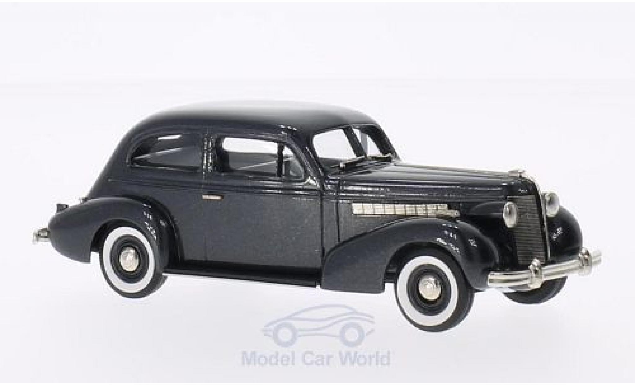 Buick Special 1/43 Brooklin 2-DR Plain Back 4-door Sedan M-44 metallic grey 1937 diecast model cars