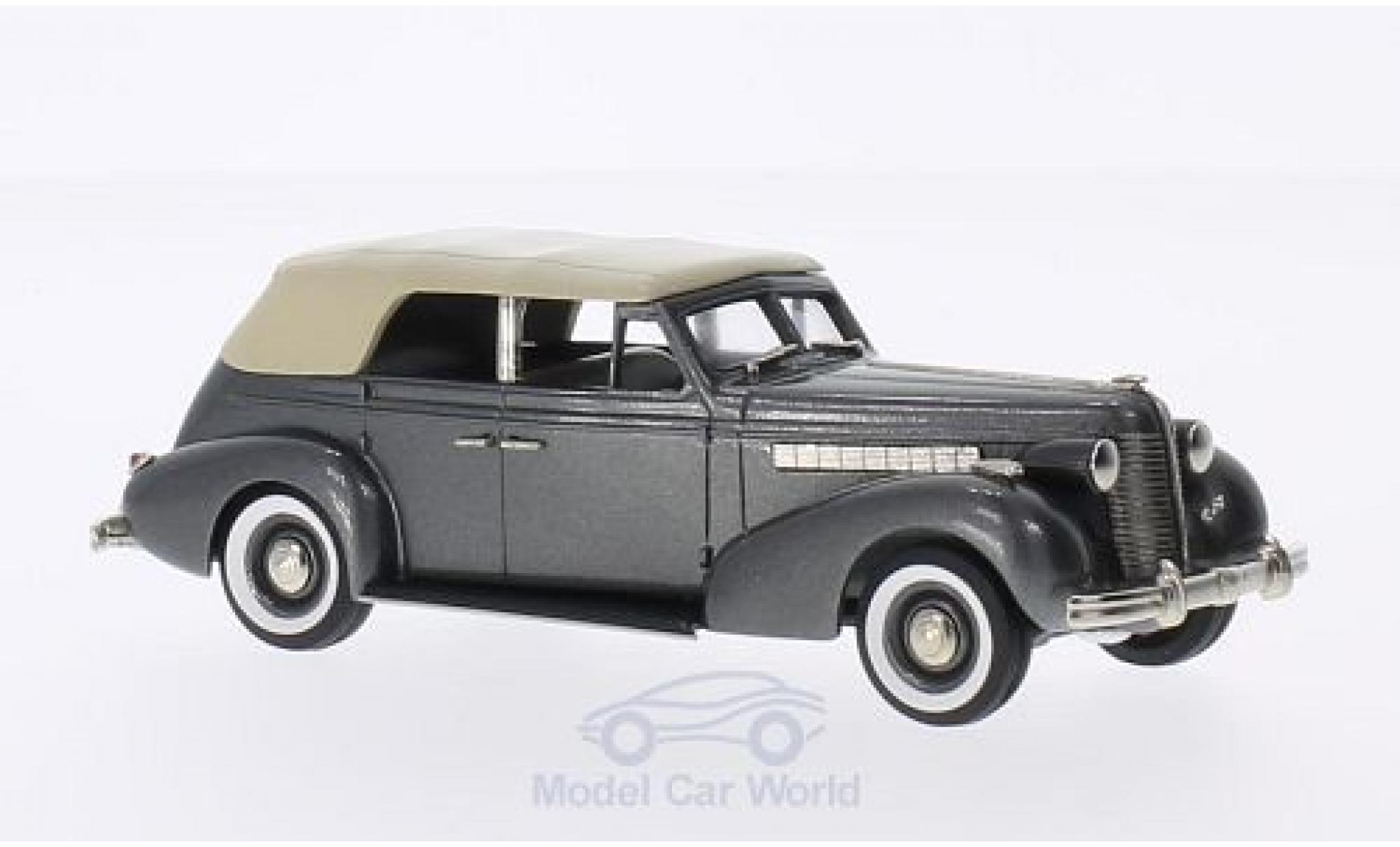 Buick Special 1/43 Brooklin 4-door Phaeton M-40C metallic grey/beige 1938 diecast model cars