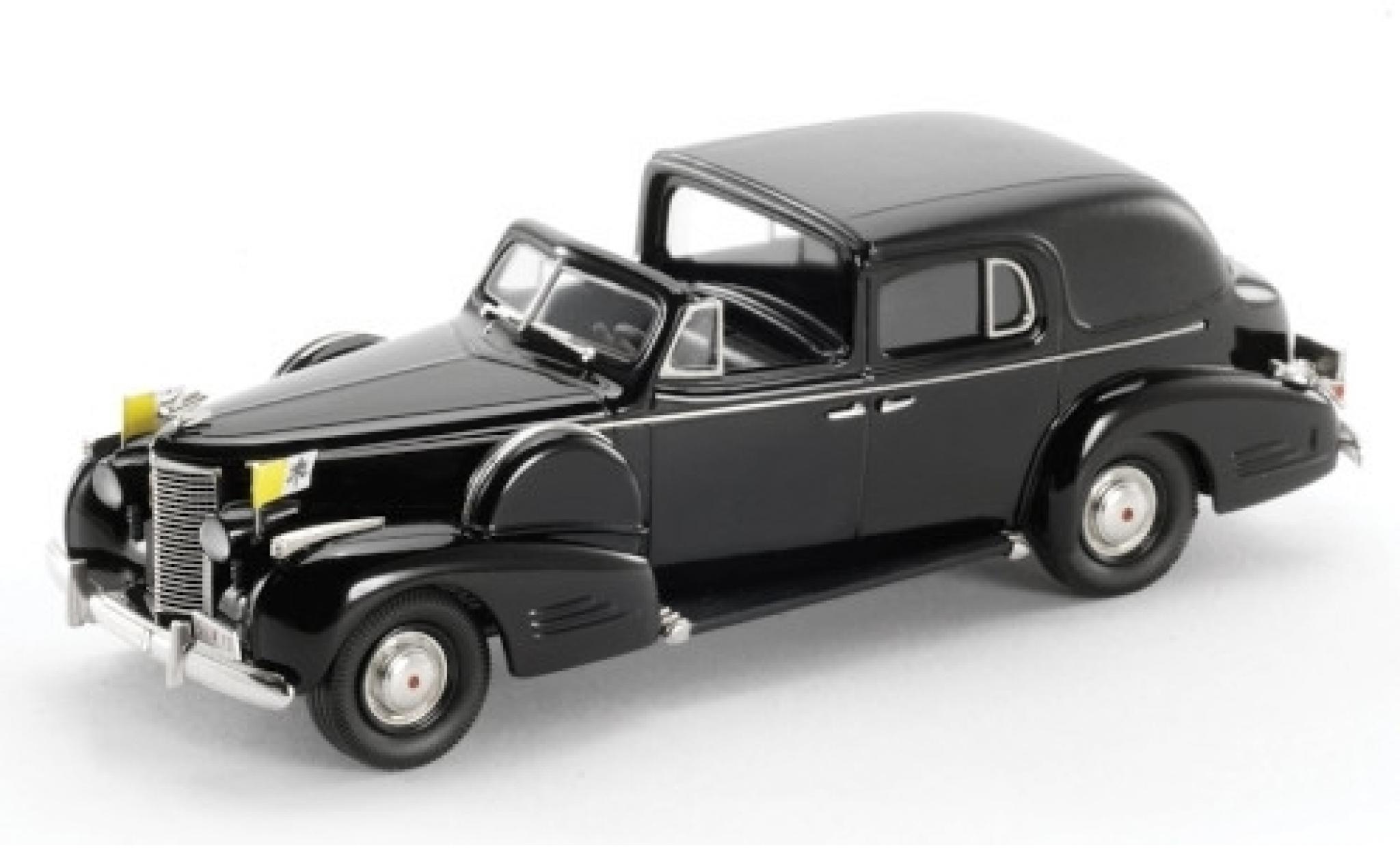 Cadillac V16 1/43 Brooklin Series 90 Fleetwood Town Car black 1938 Edizioni Musei Vaticani diecast model cars