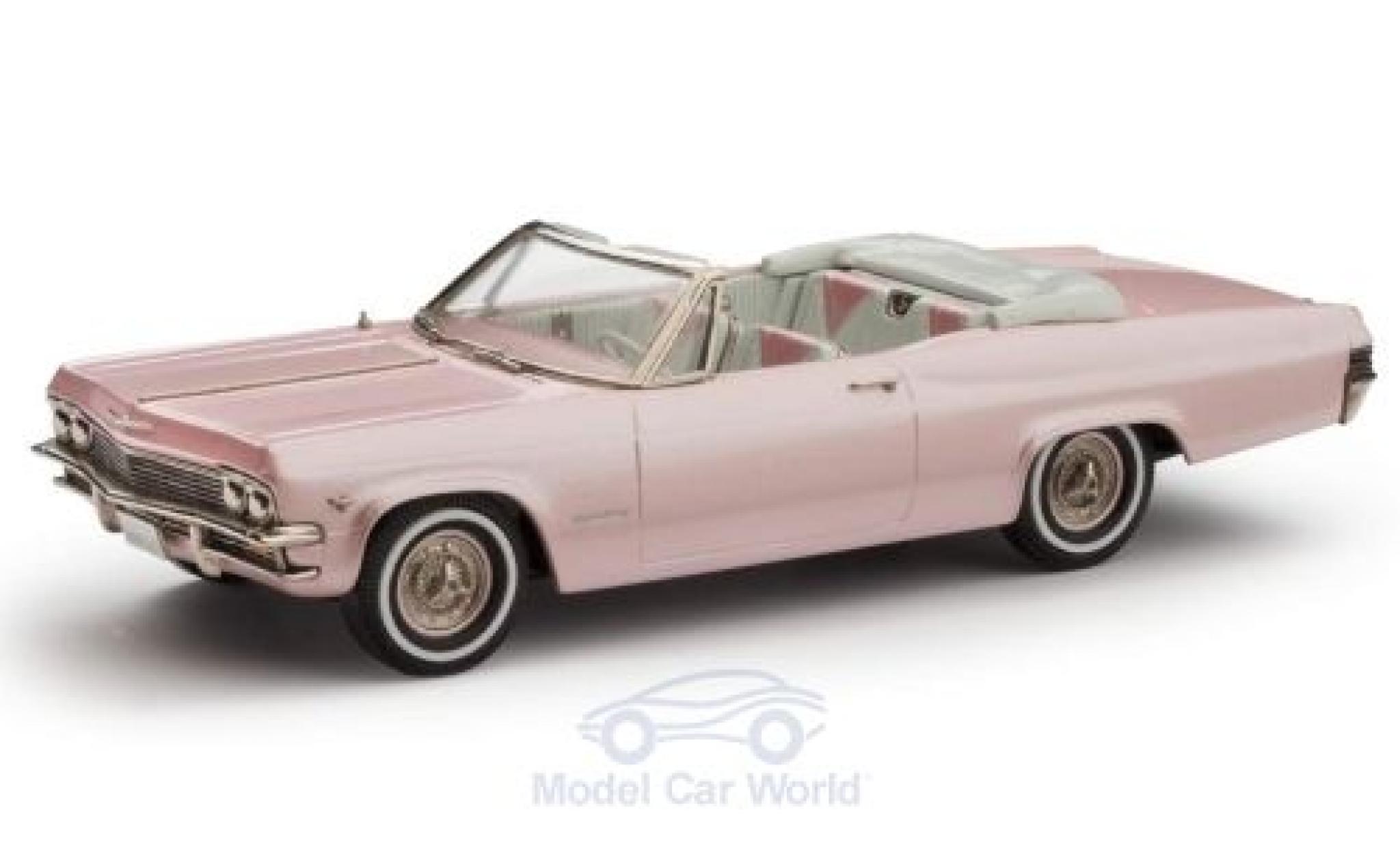 Chevrolet Impala 1/43 Brooklin Convertible metallic pink 1965 diecast model cars