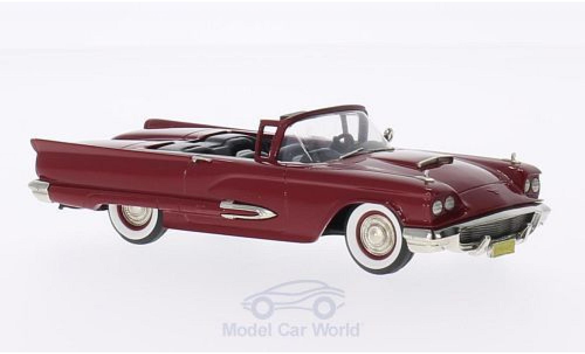 Ford Thunderbird 1/43 Brooklin Convertible red 1959 diecast model cars