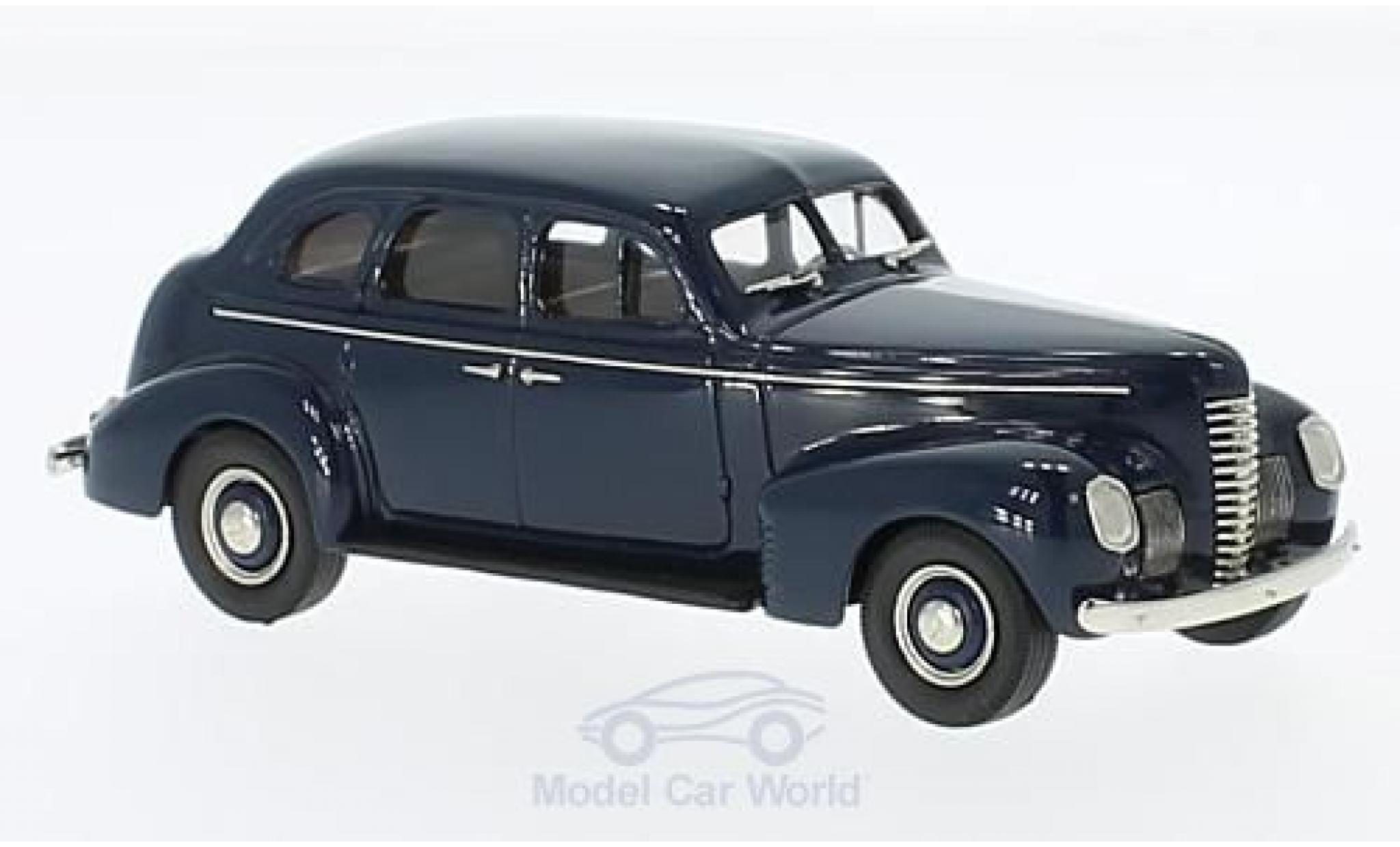 Nash Ambassador 1/43 Brooklin Eight 4-Door Sedan blue 1939 diecast model cars
