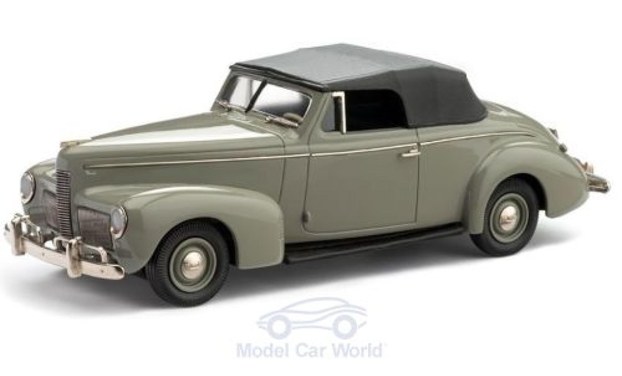 Nash Ambassador 1/43 Brooklin Eight Convertible grey 1940 diecast model cars