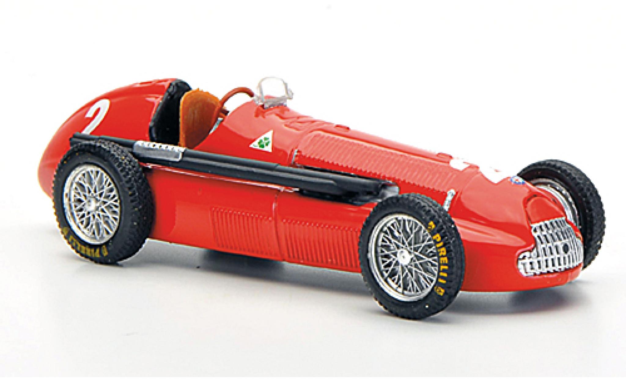 Alfa Romeo 158 1/43 Brumm No.2 formule 1 GP Grande-Bretagne 1950 diecast model cars