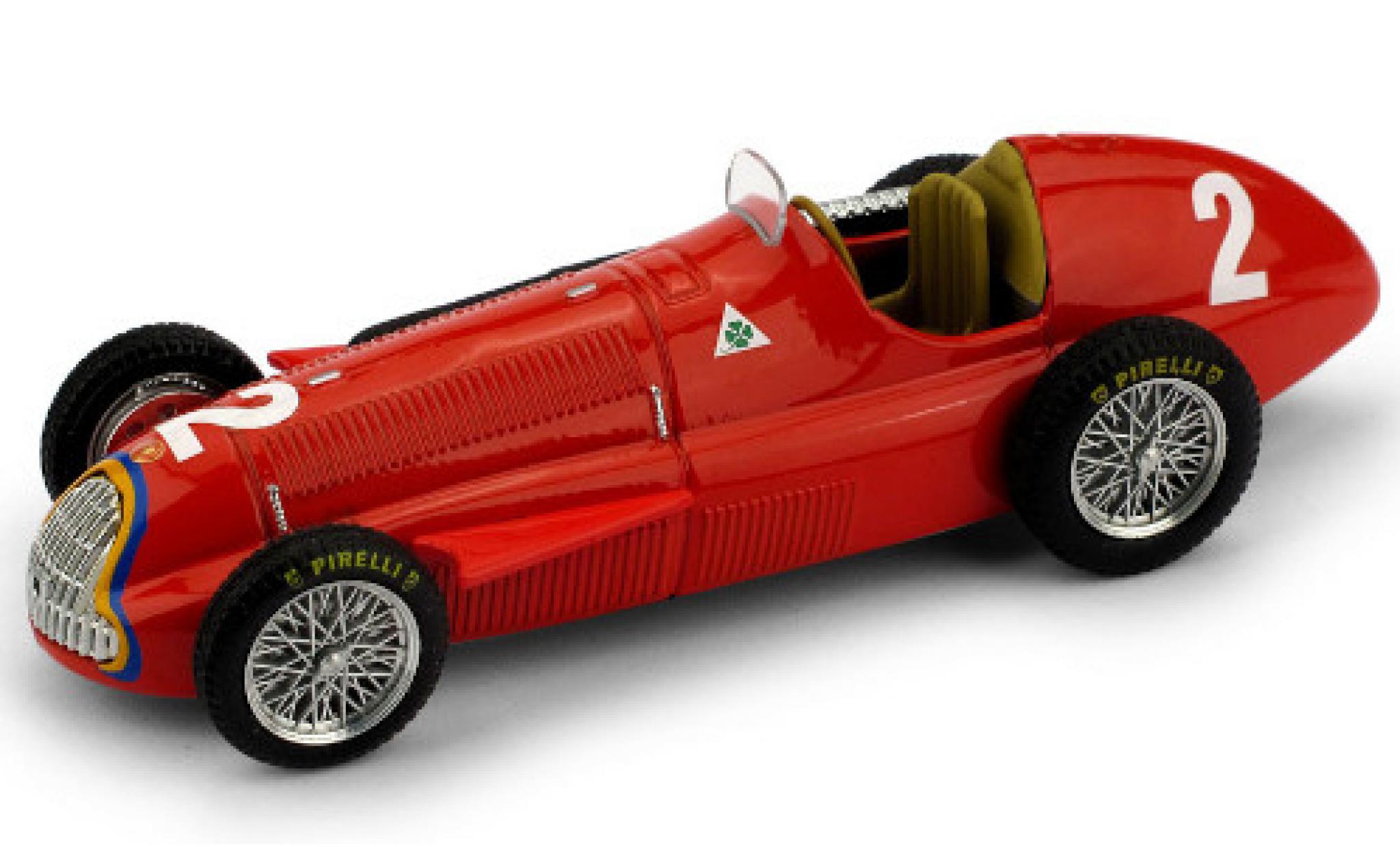 Alfa Romeo 159 1/43 Brumm No.2 formule 1 GP Belgique 1951 diecast model cars