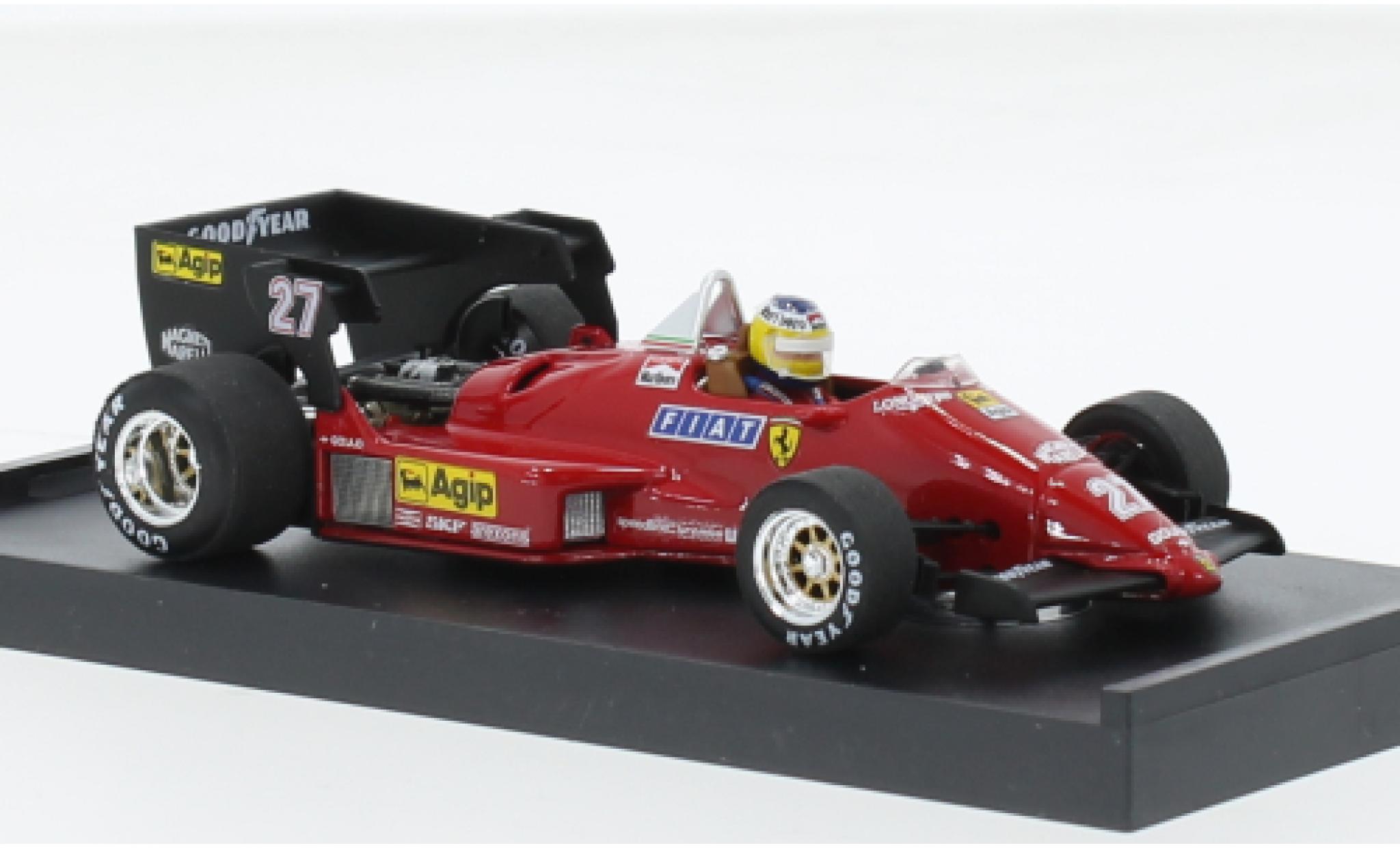 Ferrari 126 1/43 Brumm C4 turbo No.27 formule 1 GP Belgique 1984 diecast model cars