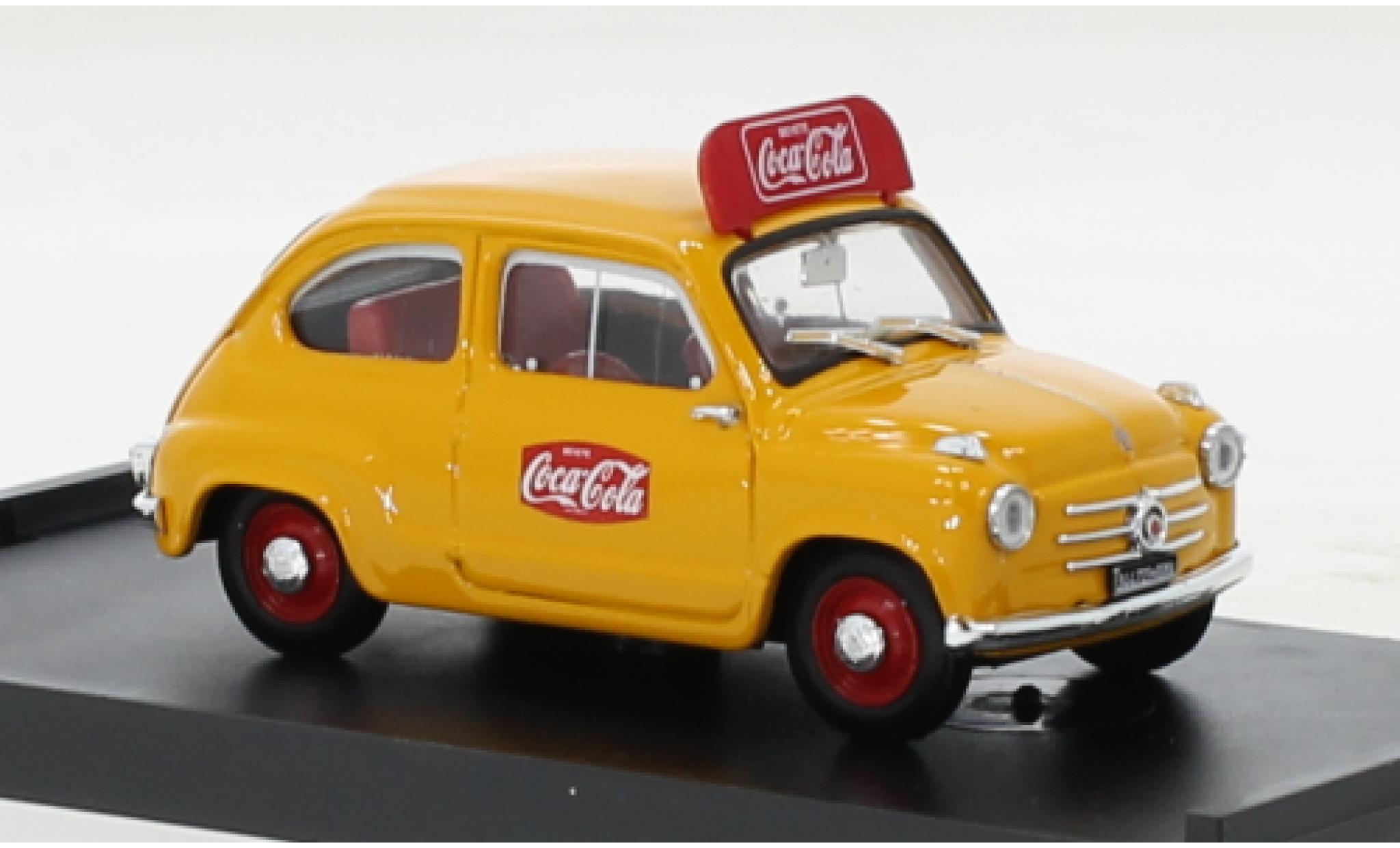 Fiat 600 1/43 Brumm Serie 1 Coca Cola 1960 diecast model cars