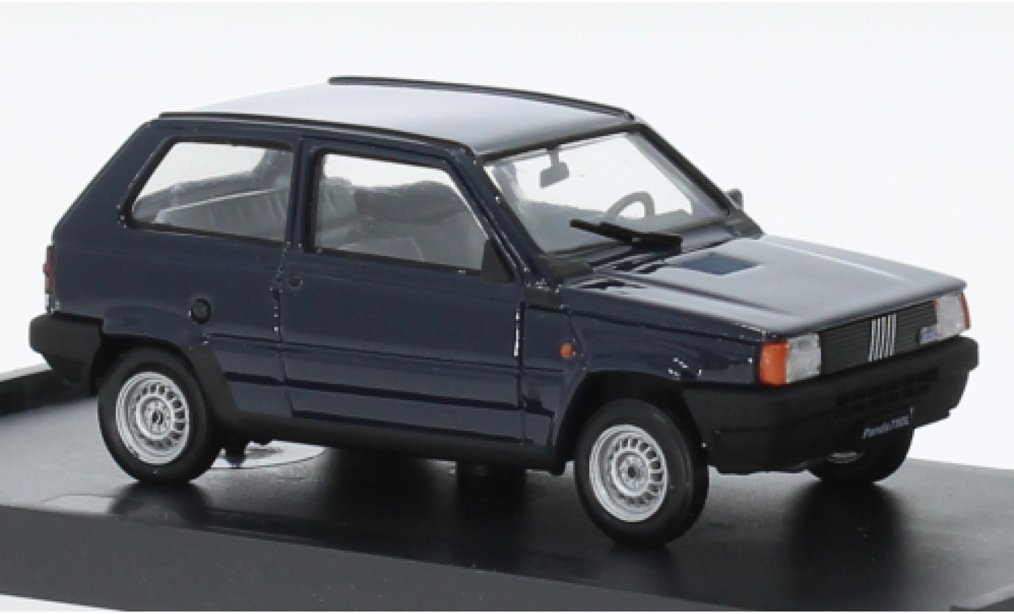 Fiat Panda 1/43 Brumm 750L Supernova blue fonc&eacute; 1986 diecast model cars
