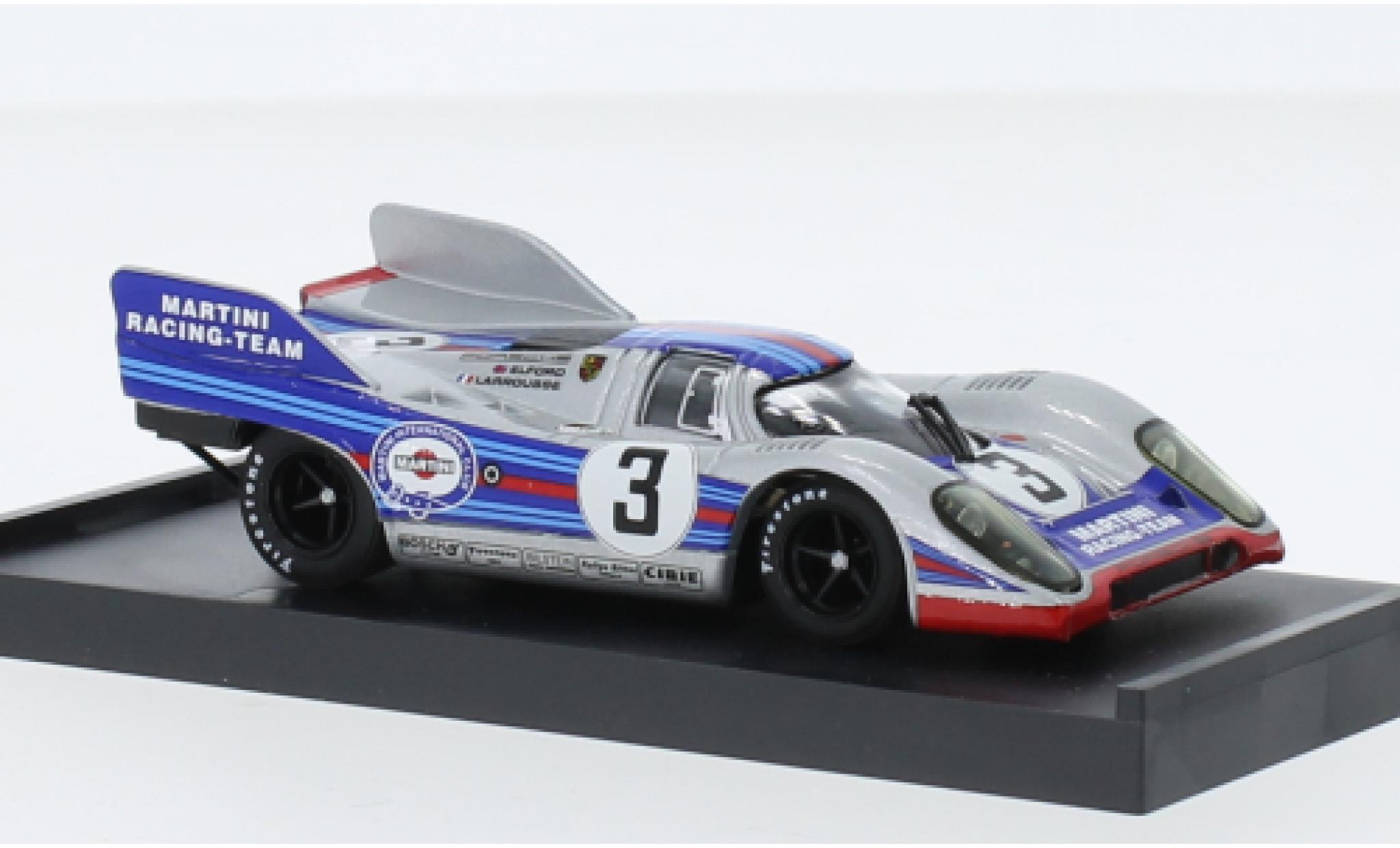 Porsche 917 1971 1/43 Brumm K No.3 Martini Racing Team Martini 1000km Monza diecast model cars