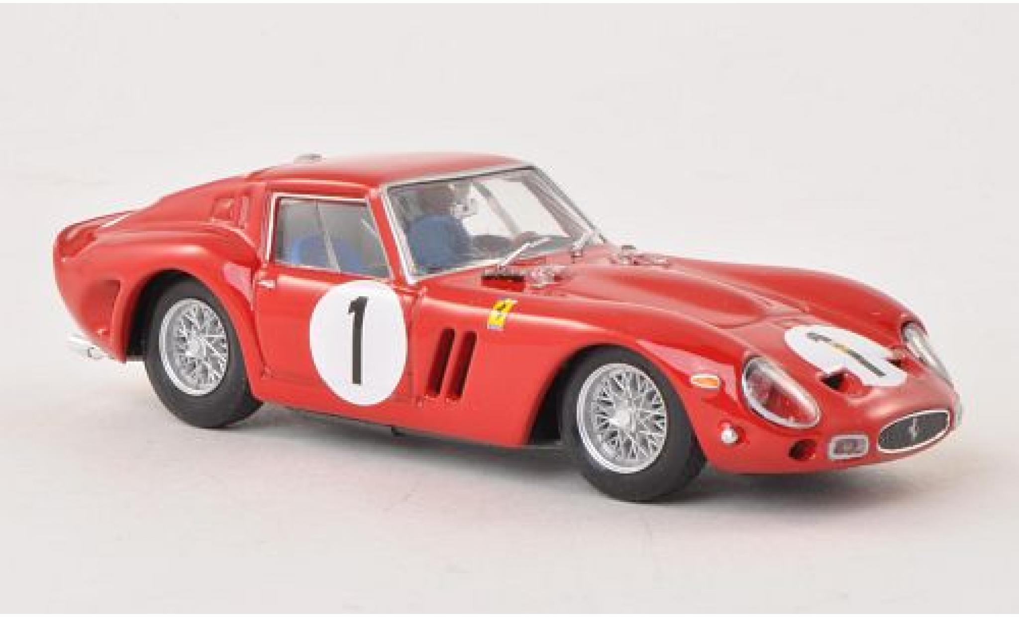 Ferrari 250 1/43 Brumm GTO No.1 1000km Paris 1962 ch&acirc;ssis 3987GT P.Rodriguez/R.Rodriguez diecast model cars