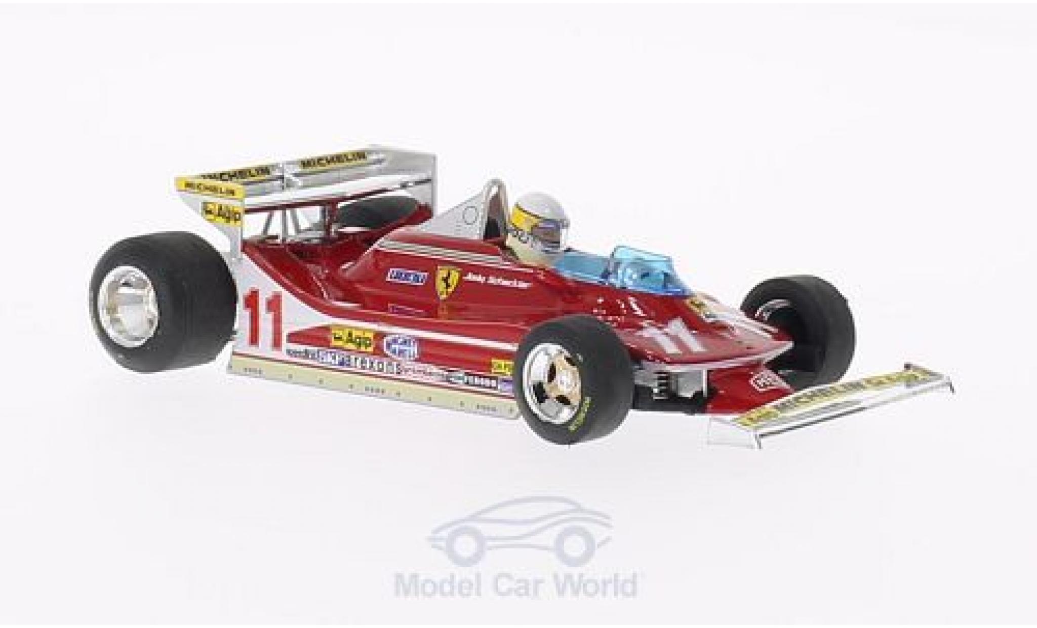 Ferrari 312 T4 1/43 Brumm T4 No.11 GP Monaco 1979 J.Scheckter diecast model cars