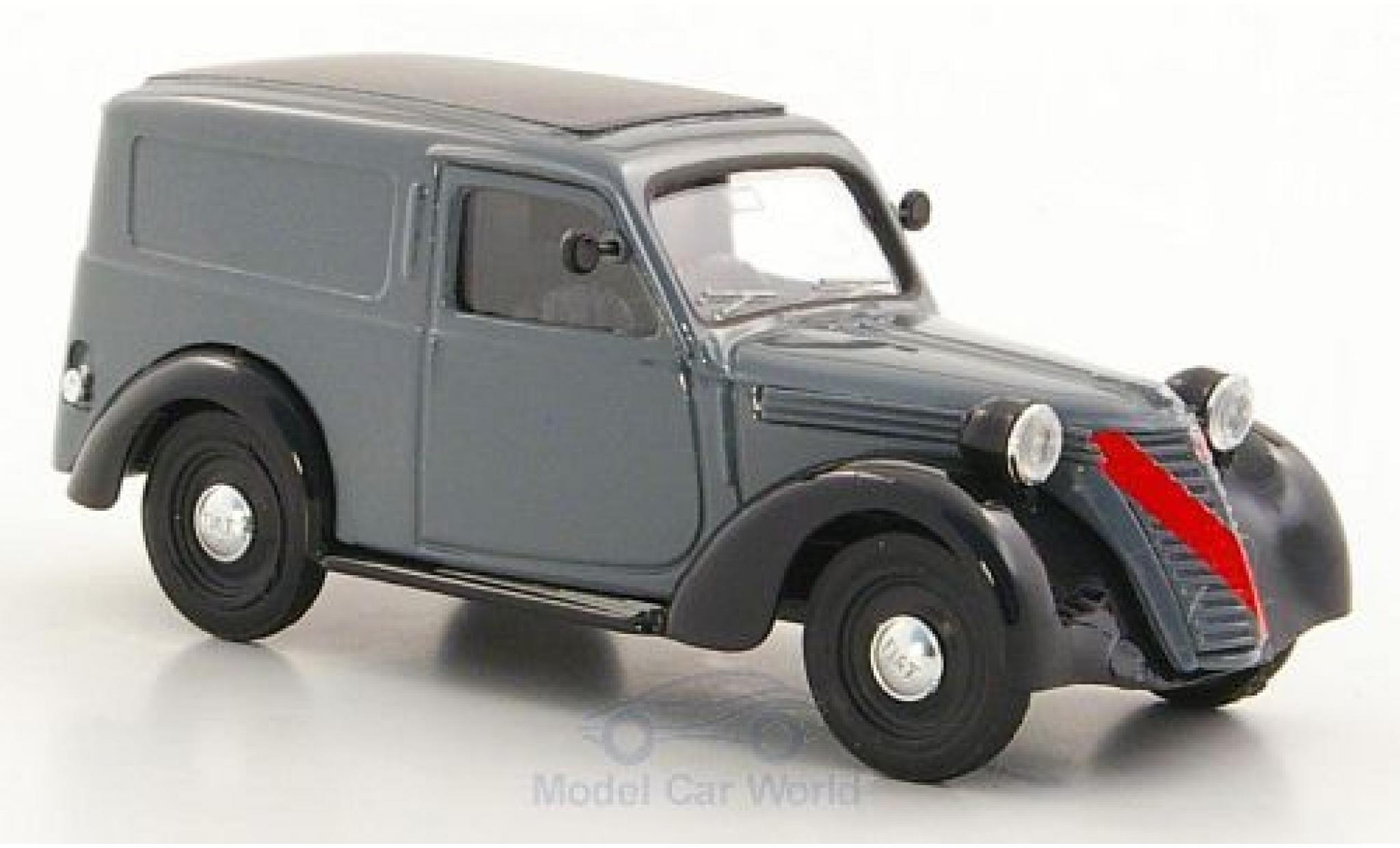 Fiat 1100 1947 1/43 Brumm Furgone grey/black 1947 diecast model cars