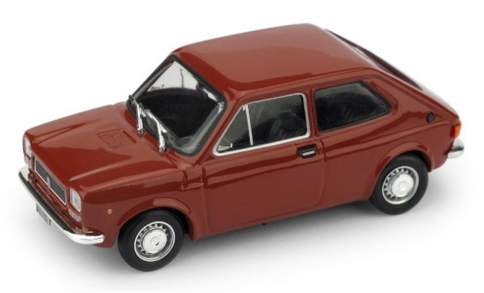 Fiat 127 1/43 Brumm (1.Serie) red 1972 diecast model cars