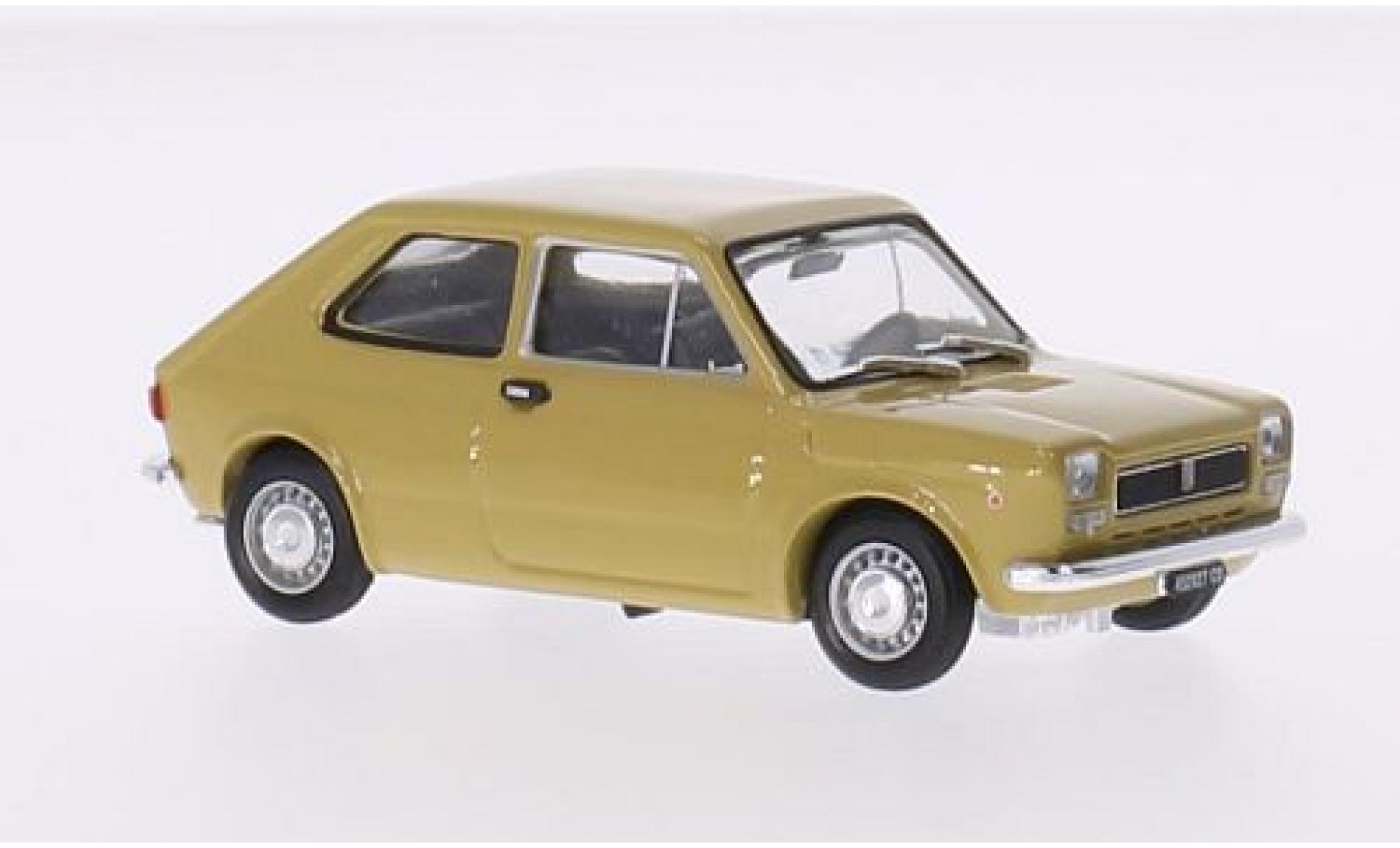 Fiat 127 1/43 Brumm yellow 1972 2-portes diecast model cars