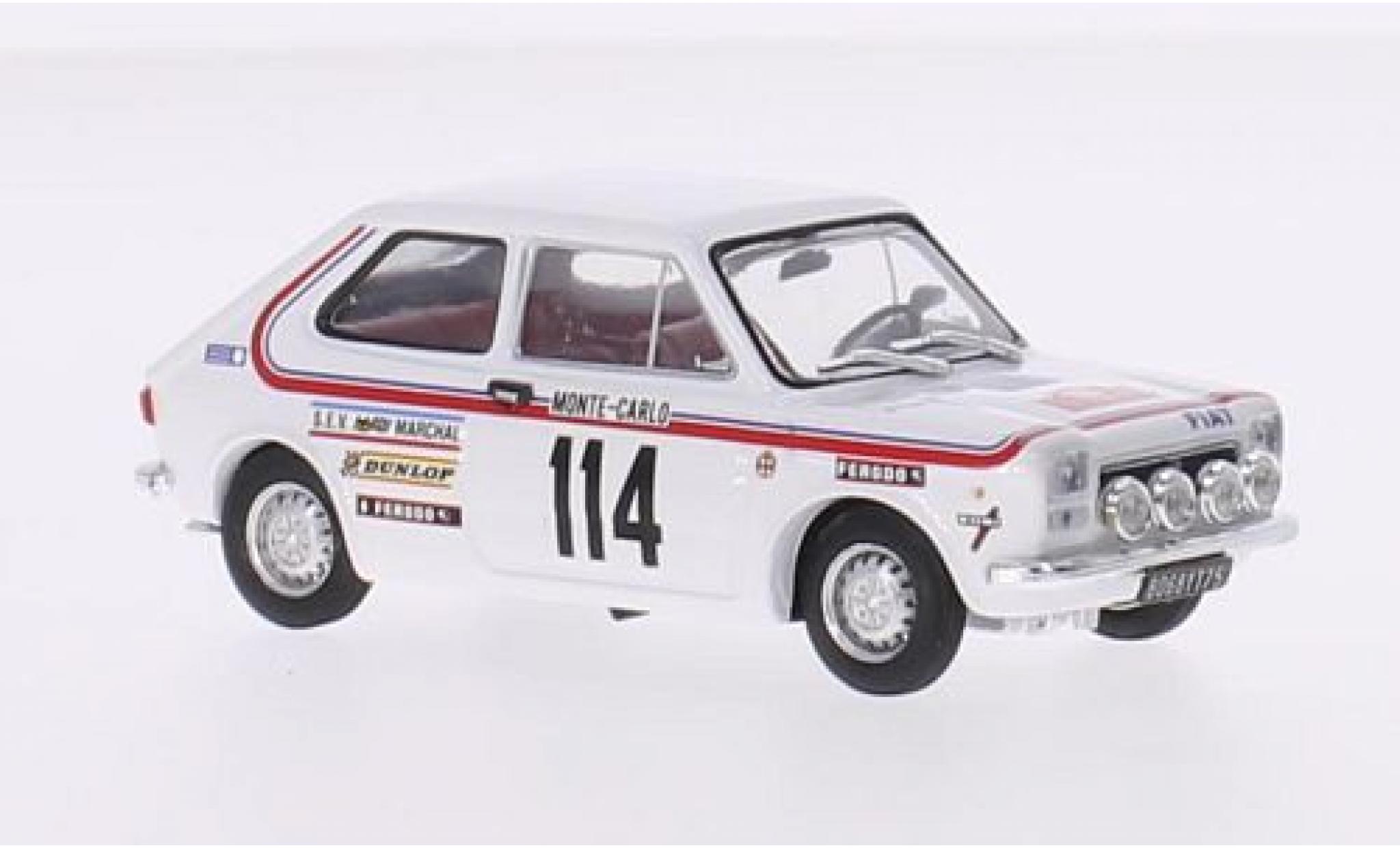 Fiat 127 1/43 Brumm No.114 Rally Monte-Carlo 1973 B.Dongues/C.Saulie diecast model cars