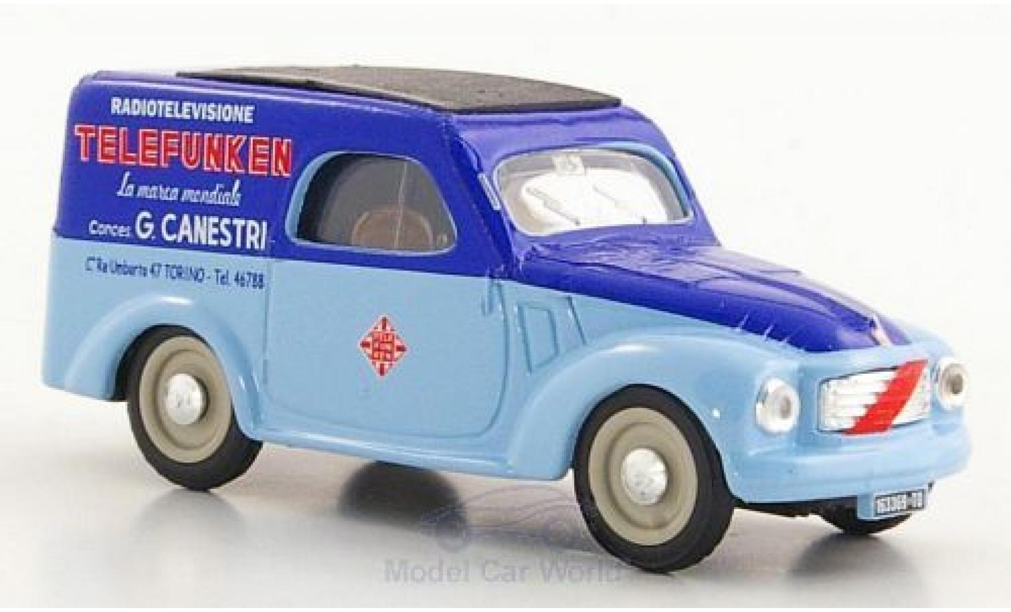 Fiat 500 L 1/43 Brumm C Belvedere Telefunken Service 1950 diecast model cars