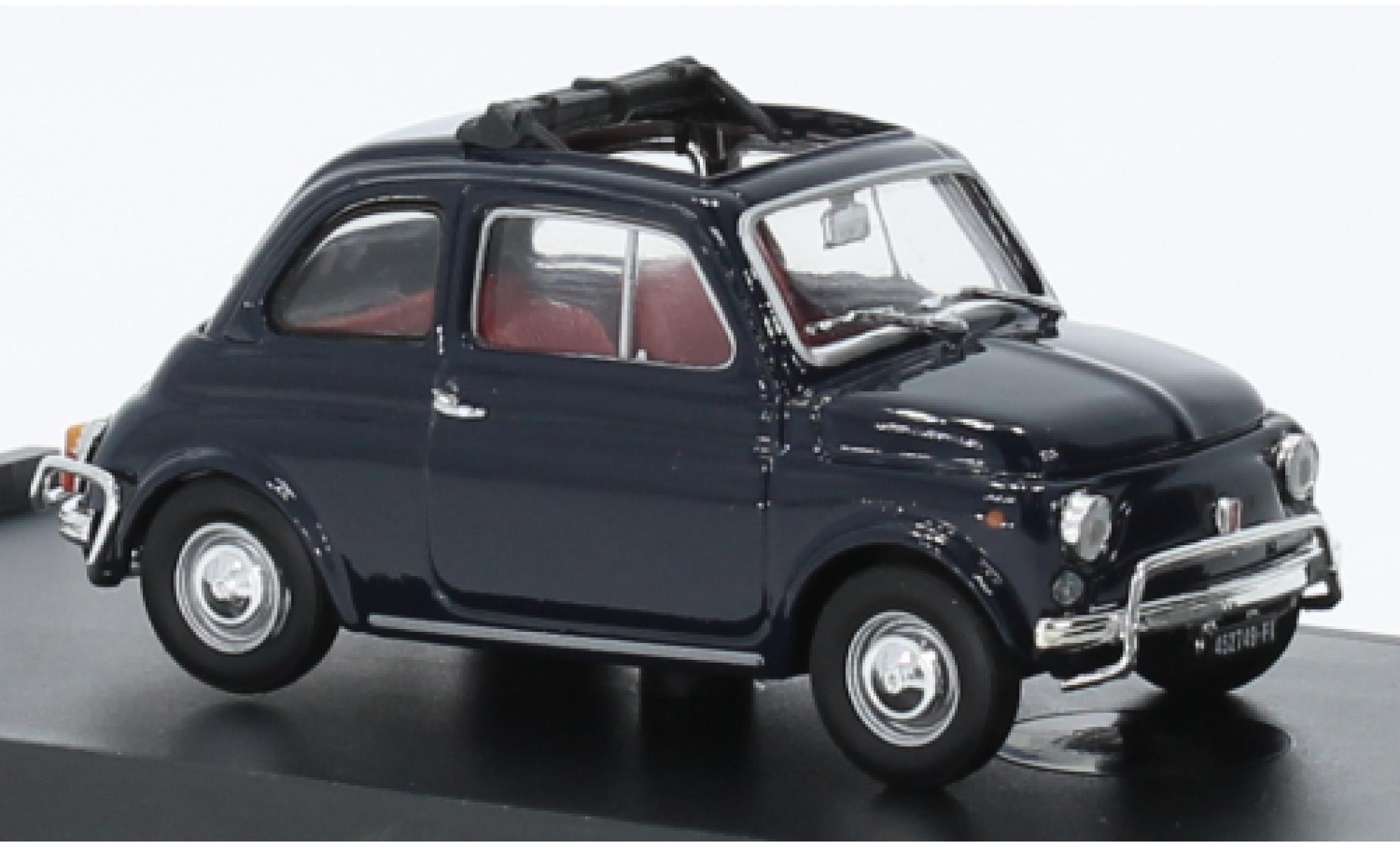 Fiat 500 1/43 Brumm L blue 1968 1:43 diecast model cars