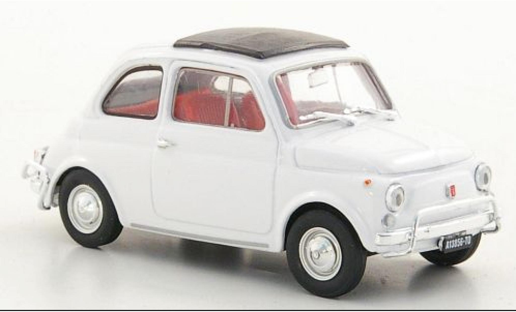 Fiat 500 1/43 Brumm L white 1968 1:43 diecast model cars