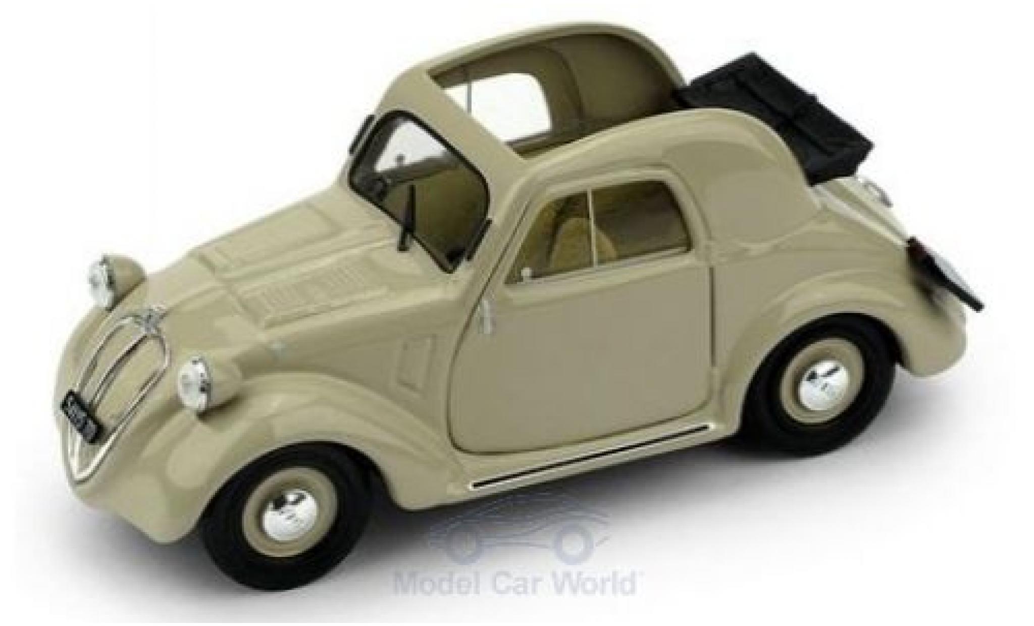 Fiat 500 1/43 Brumm A 1.Serie beige 1936 diecast model cars