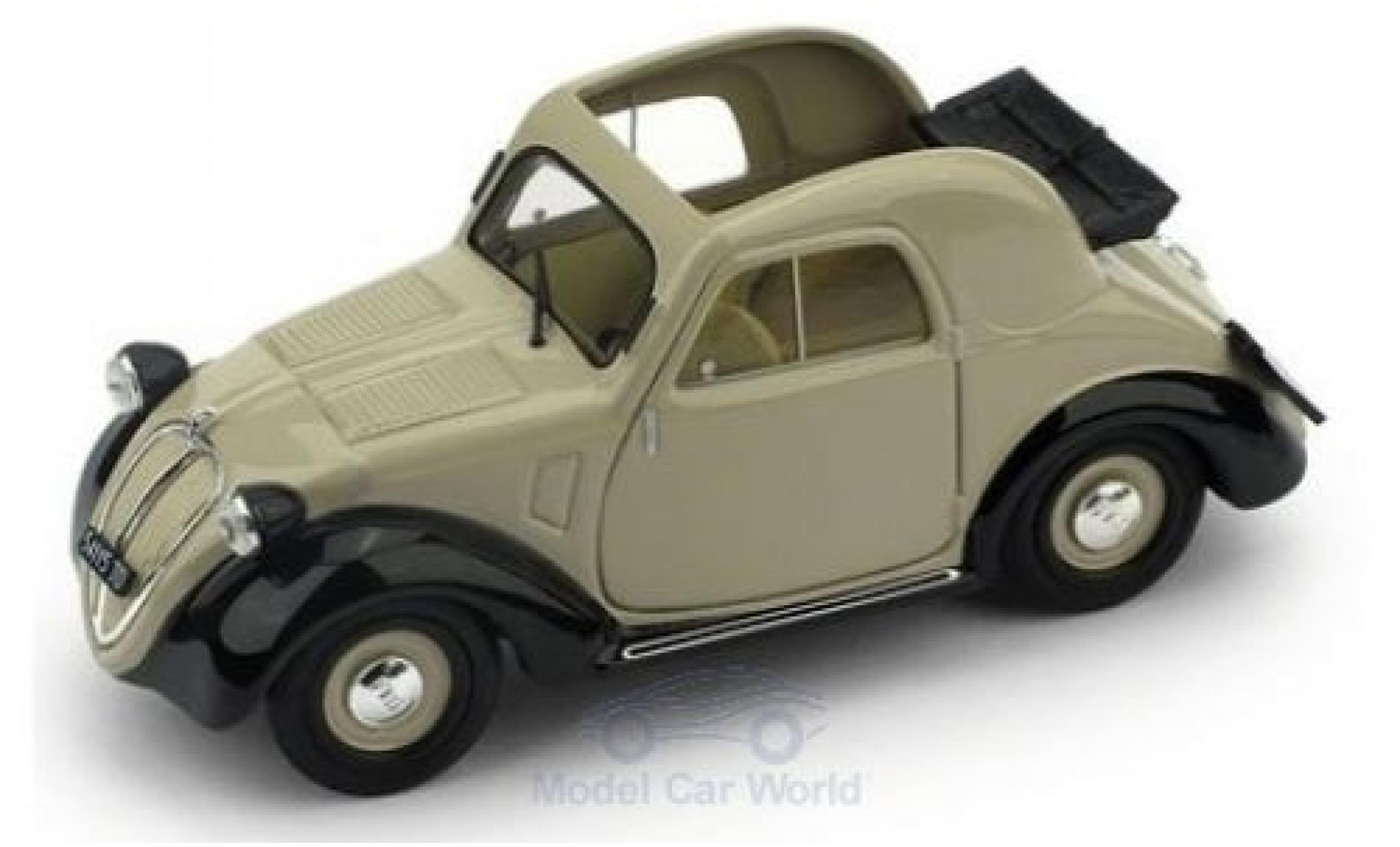Fiat 500 1/43 Brumm A 1.Serie beige/black 1936 diecast model cars