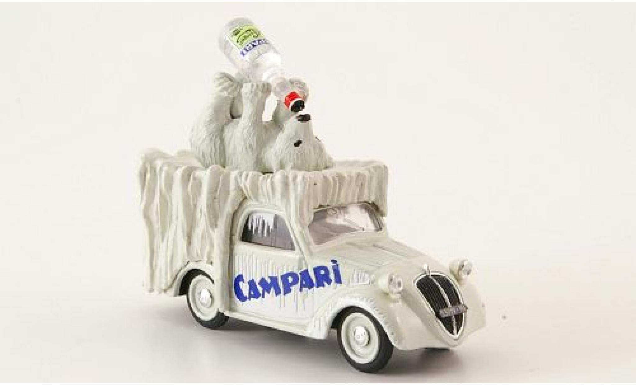 Fiat 500 1/43 Brumm B Furgoncino Campari 1950 avec figurine sans Vitrine diecast model cars