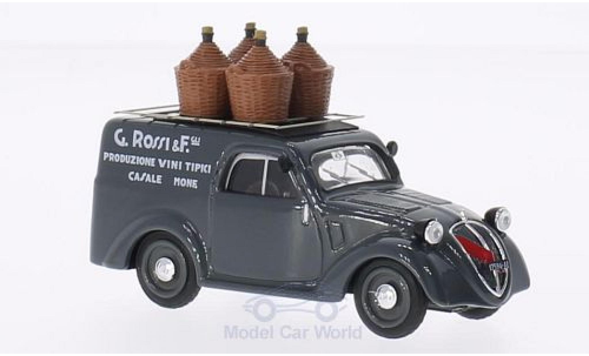 Fiat 500 1/43 Brumm B Furgone G.Rossi & Figli 1950 diecast model cars