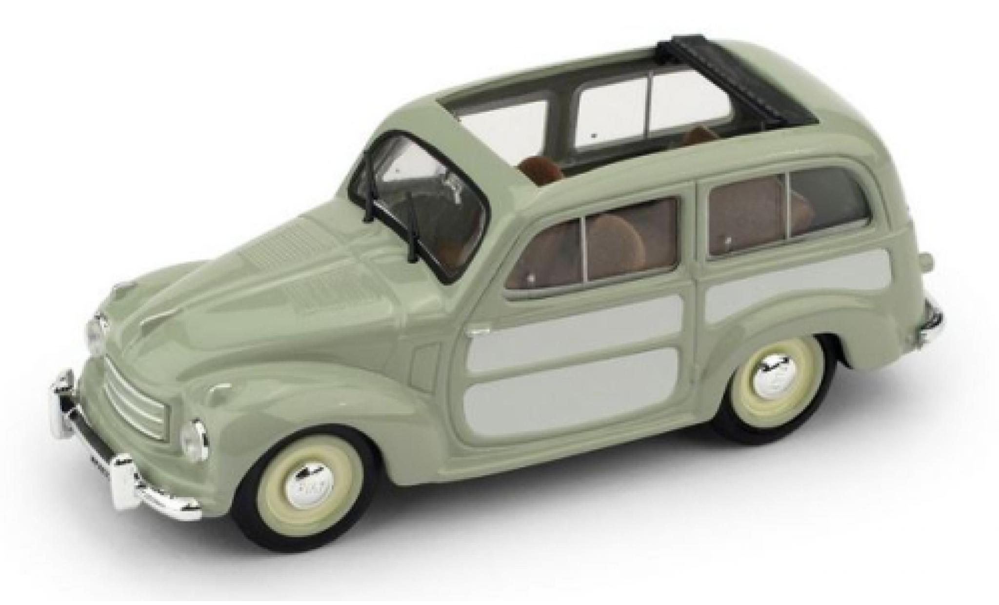 Fiat 500 1/43 Brumm C Belvedere green/grey 1951 toit rabattable ouvert diecast model cars