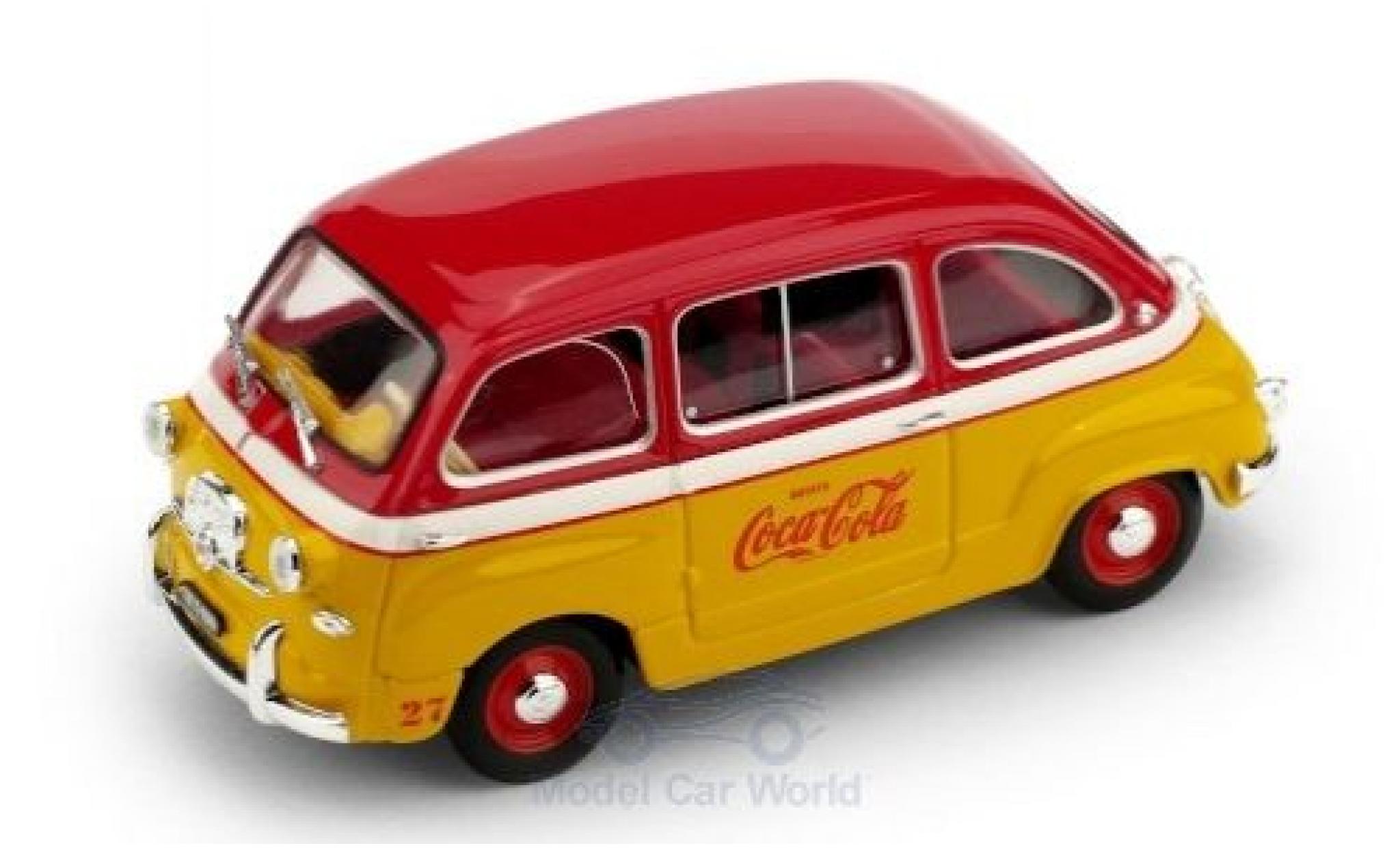 Fiat 600 1/43 Brumm D Multipla Coca Cola 1960 Olympiade Rom diecast model cars