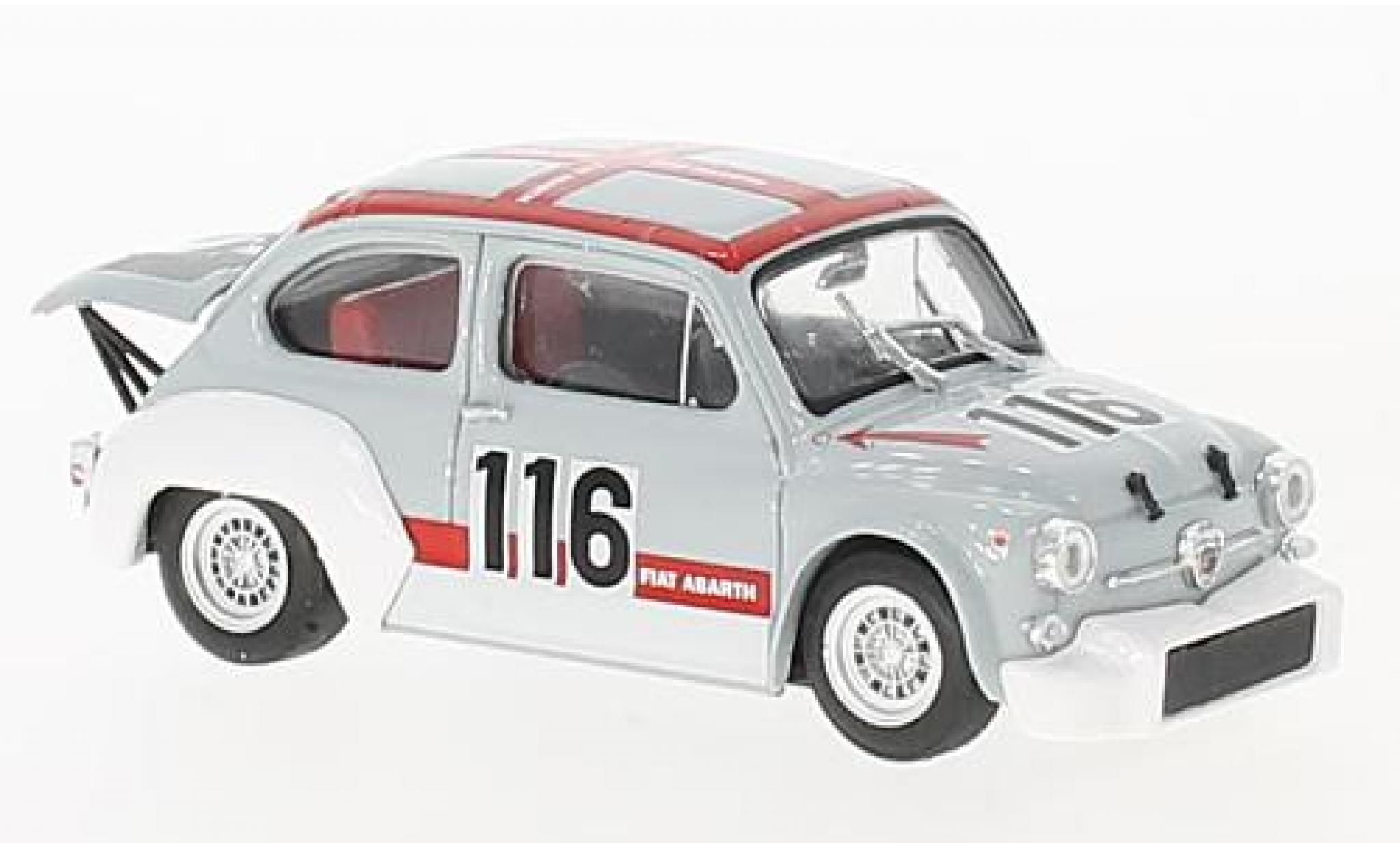 Fiat Abarth 1000 1/43 Brumm Gr.2/70 No.116 Abarth Svolte di Popoli 1970 F.Palumbo diecast model cars