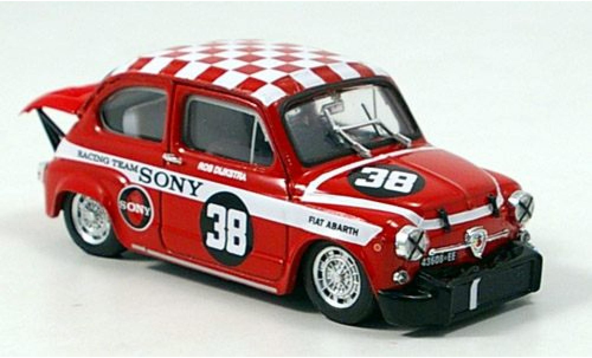 Fiat Abarth 1000 1/43 Brumm No.38 Sony Racing Team Zandvoort Trophy 1969 R.Dijkstra diecast model cars