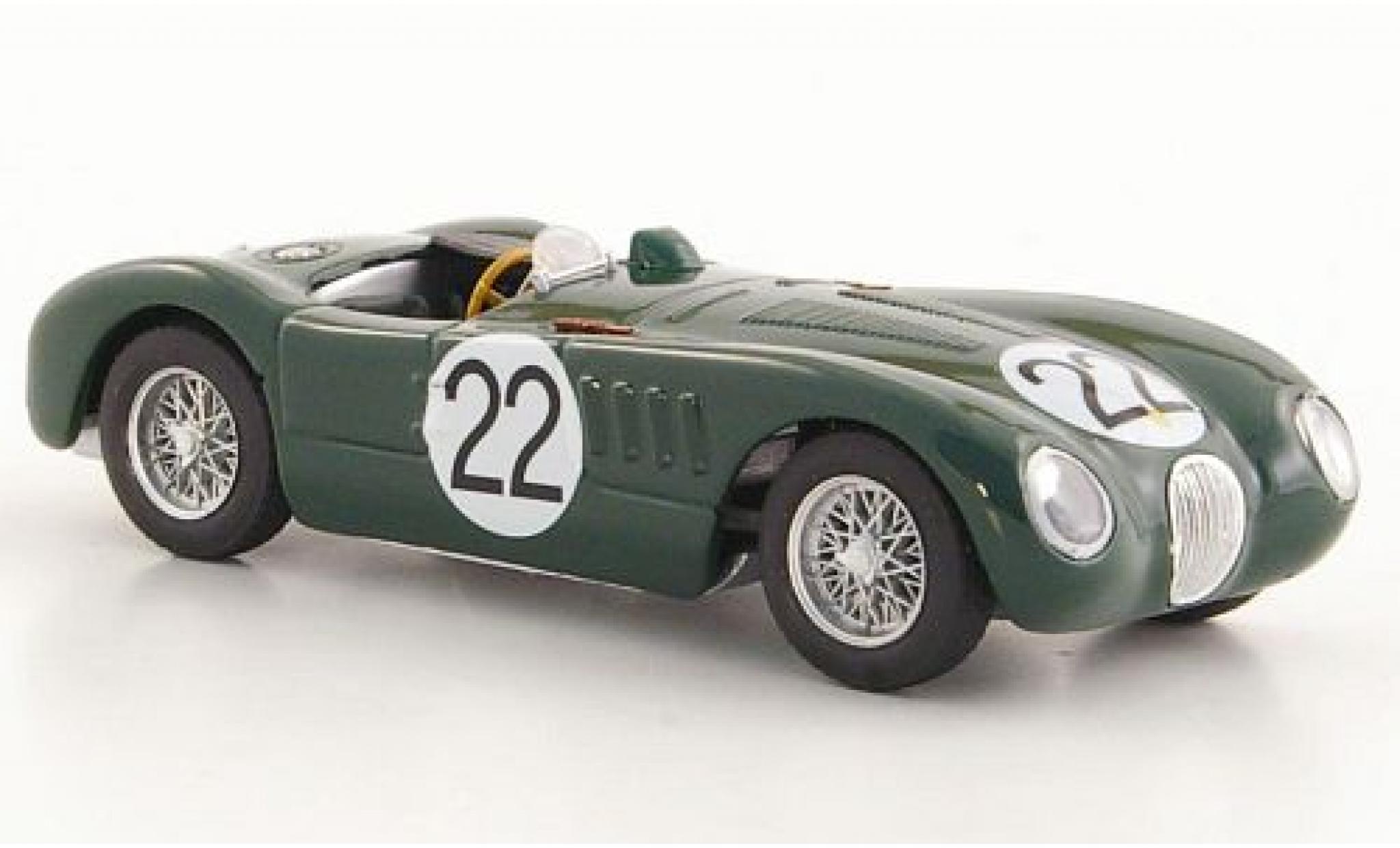Jaguar C-Type 1/43 Brumm RHD No.22 24h Le Mans 1951 Moss Collection S.Moss/J.Fairman diecast model cars