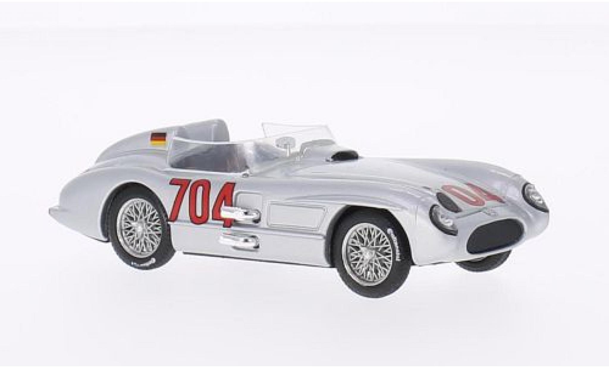 Mercedes 300 1/43 Brumm SLR No.704 Mille Miglia 1955 H.Hermann diecast model cars