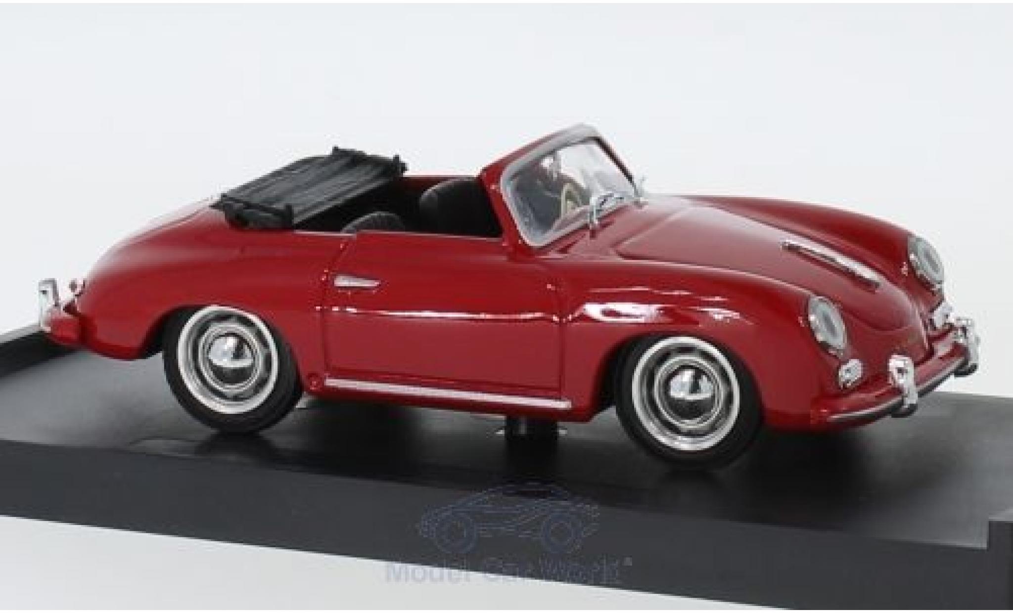 Porsche 356 1/43 Brumm Convertible red 1952 diecast model cars