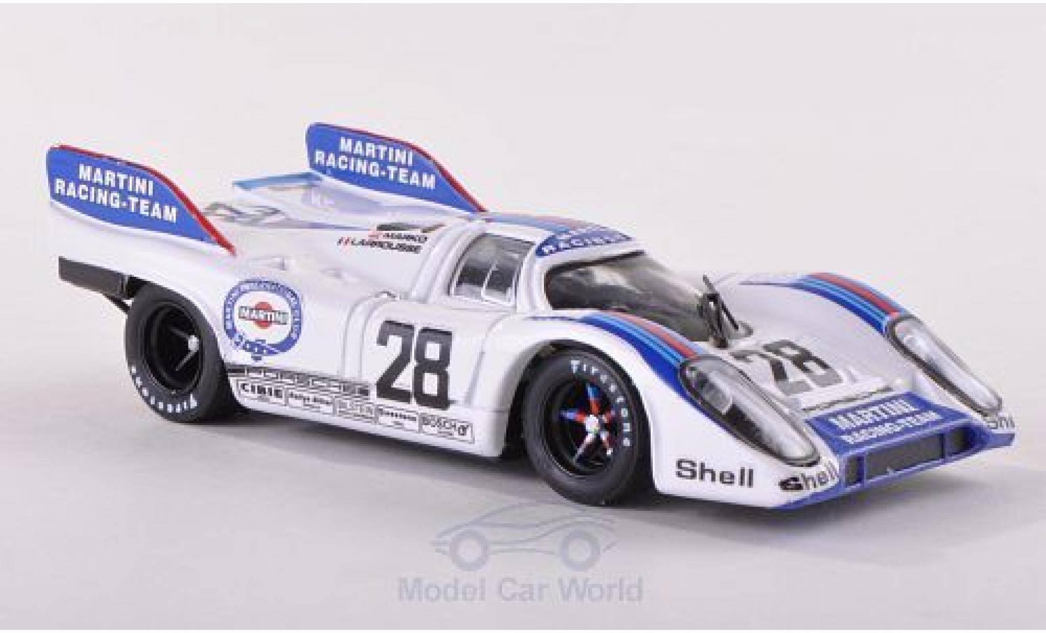 Porsche 917 1971 1/43 Brumm K No.28 Martini Racing Team Martini 1000 Km &Ouml;sterreich 1971 H.Marko/G.Larousse diecast model cars