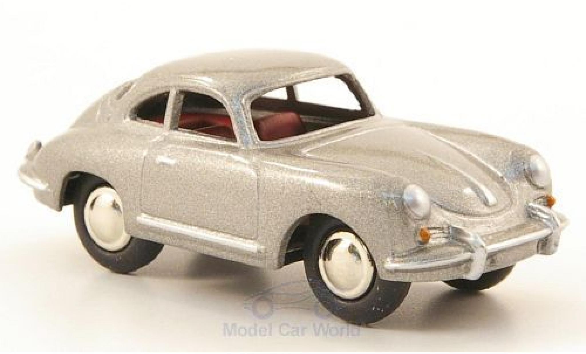 Porsche 356 A 1/87 Bub B T5 metallic grey diecast model cars