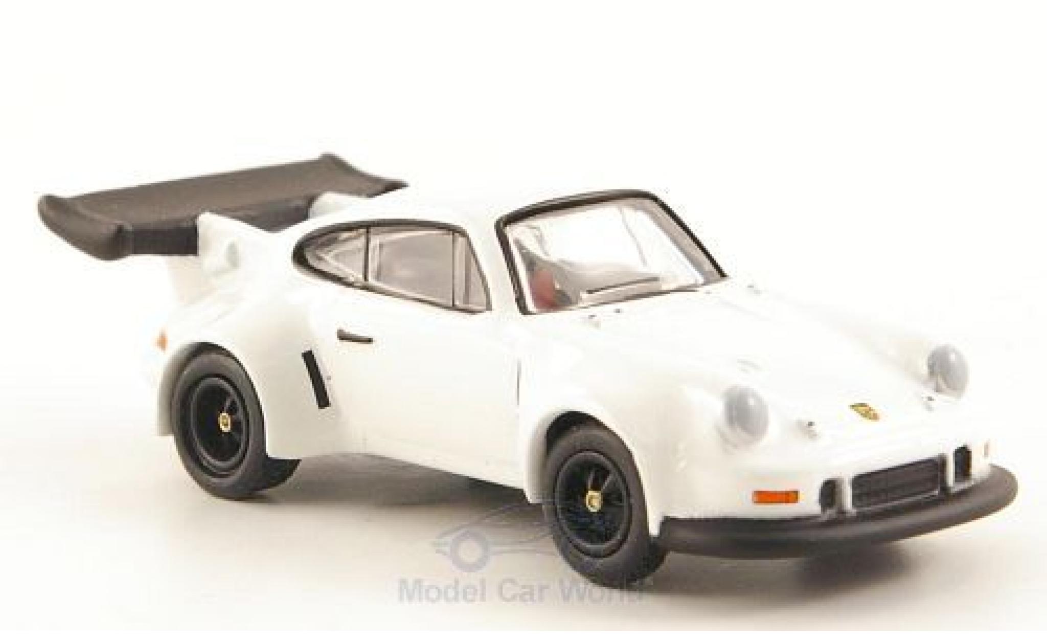 Porsche 911 Turbo 1/87 Bub RSR Turbo white diecast model cars