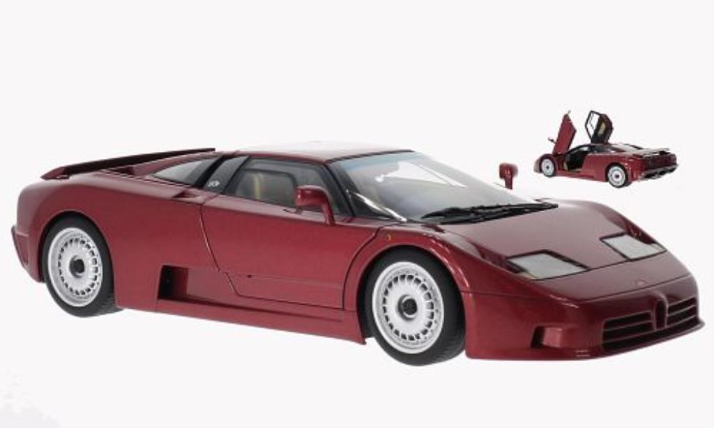 Bugatti EB110 1/18 Autoart GT metallic red 1991 diecast model cars