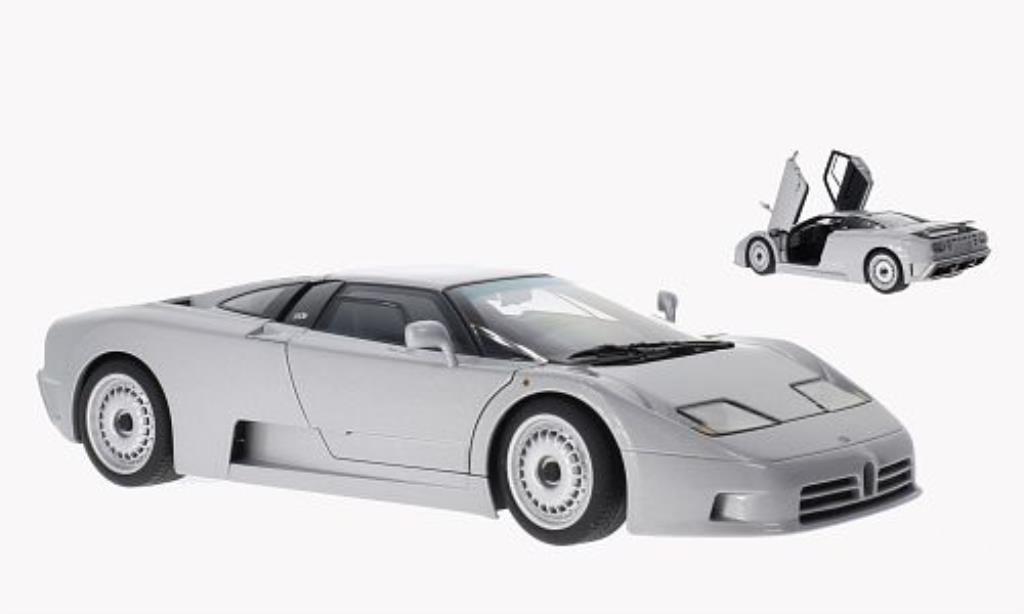 Bugatti EB110 1/18 Autoart GT metallic grey 1991 diecast model cars