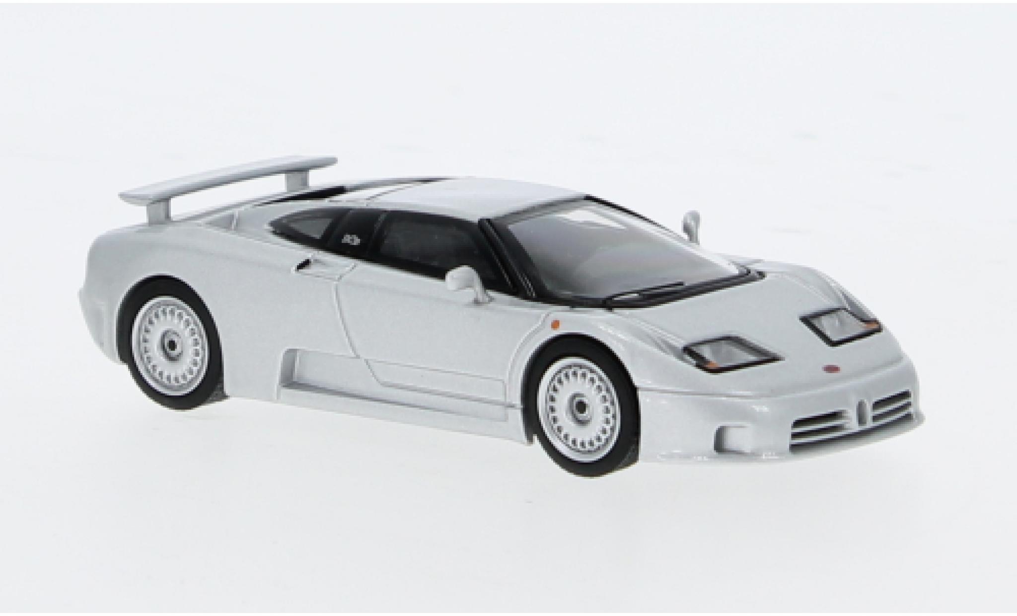 Bugatti EB110 1/64 Mini GT GT silver 1:64 diecast model cars