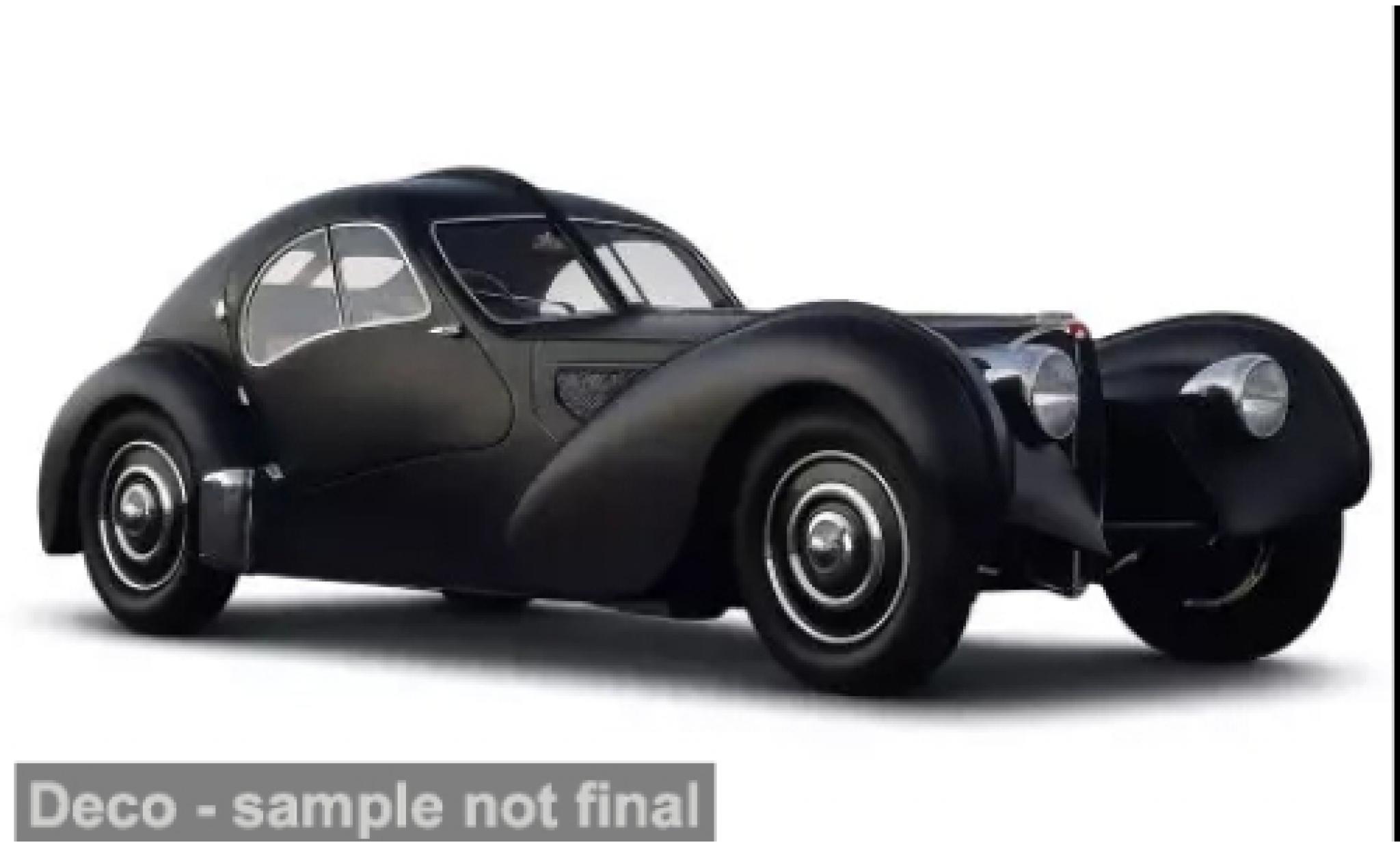 Bugatti 57 1/12 Norev Type SC Atlantic black 1937 1:12 diecast model cars