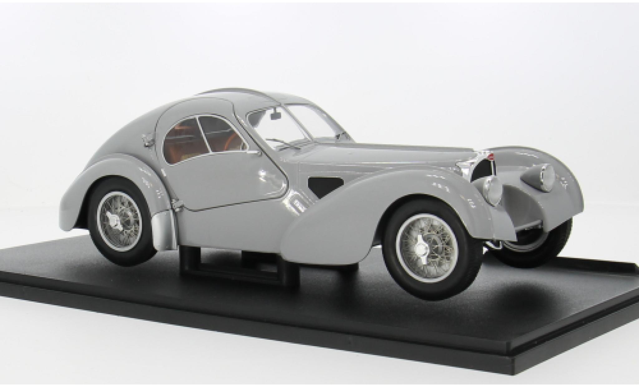 Bugatti 57 1/18 Solido Type SC Atlantic silver 1937 1:18 diecast model cars
