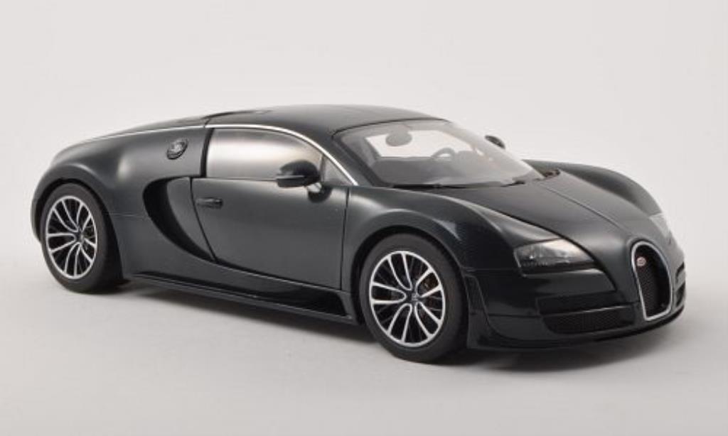 Bugatti Veyron 16.4 1/18 Autoart 16.4 Super Sport carbon-blue 2010 diecast model cars