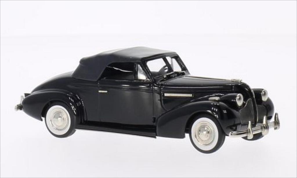 Buick Century 1/43 Brooklin Convertible Coupe M66-C black 1939 diecast model cars