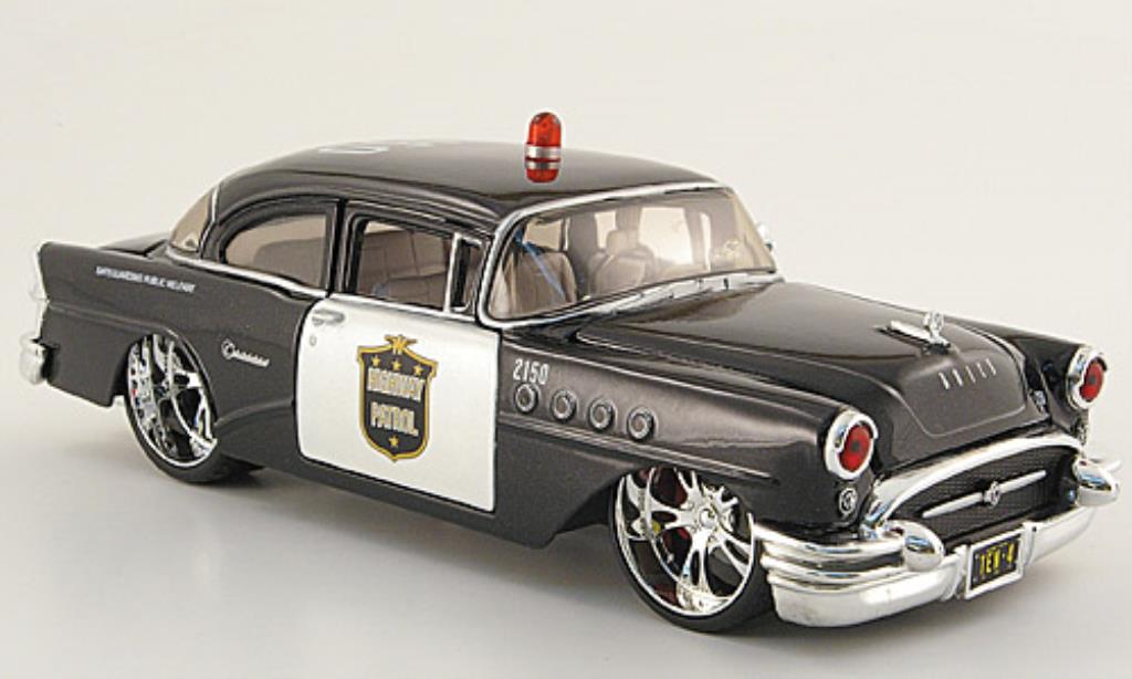 Buick Century 1/24 Maisto Highway Patrol black/white (1:26) 1955 diecast model cars
