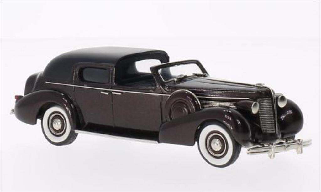 Buick Limited 1/43 Brooklin Town Car by Derham metallic brown/black 1938 diecast model cars