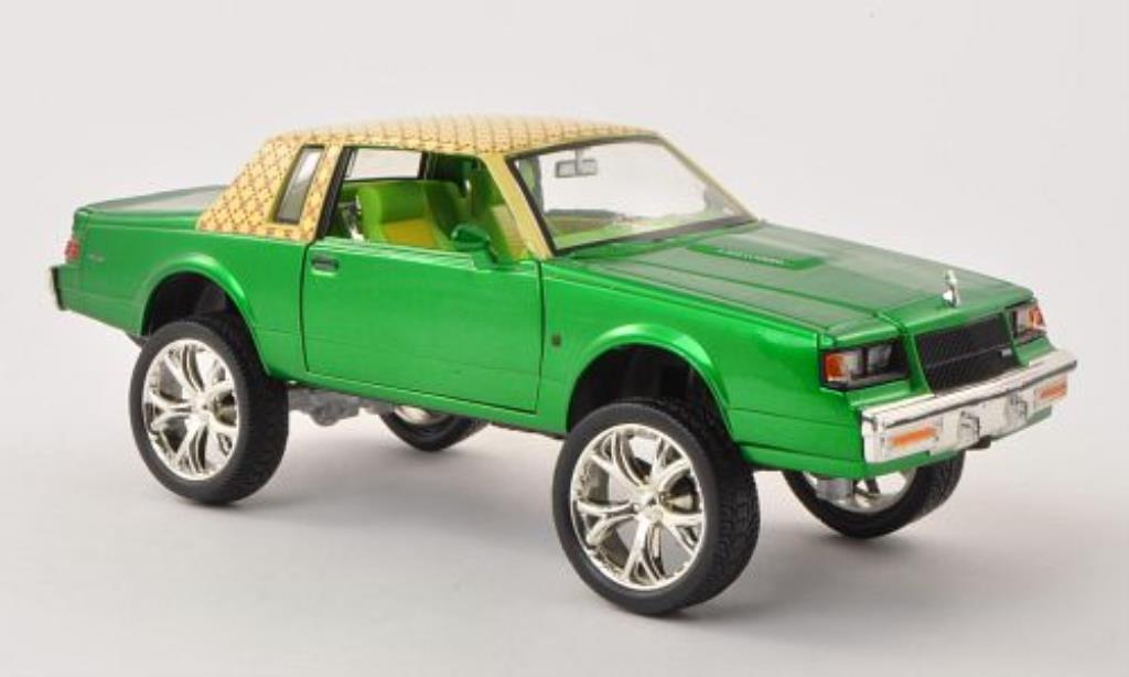 Buick Regal 1/24 Motormax Tuning grun/yellow mit Dekor 1987 diecast model cars