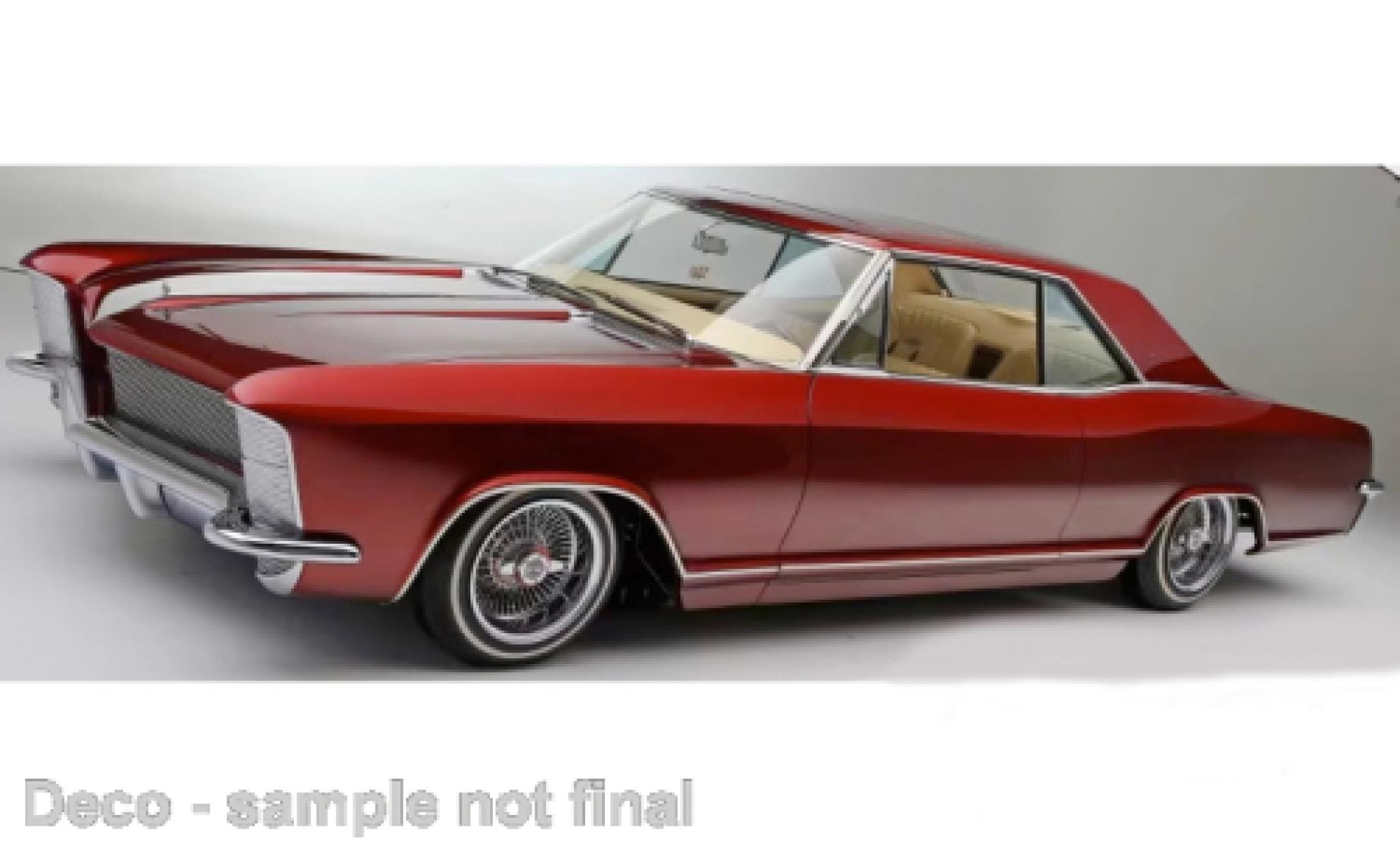 Buick Riviera 1/24 Maisto red 1:24 diecast model cars